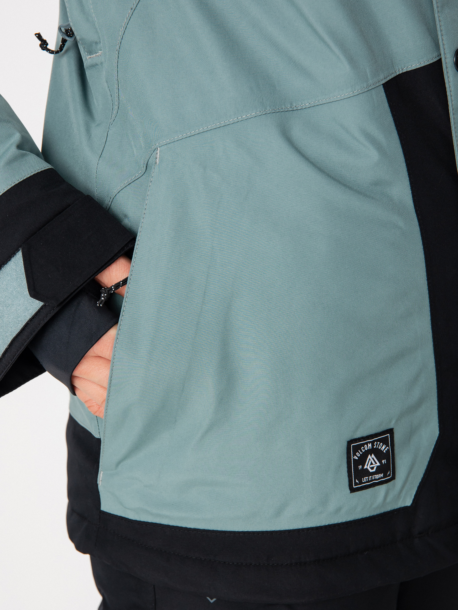 Damska Kurtka snowboardowa Volcom Ell Ins Gore Tex (green ash)