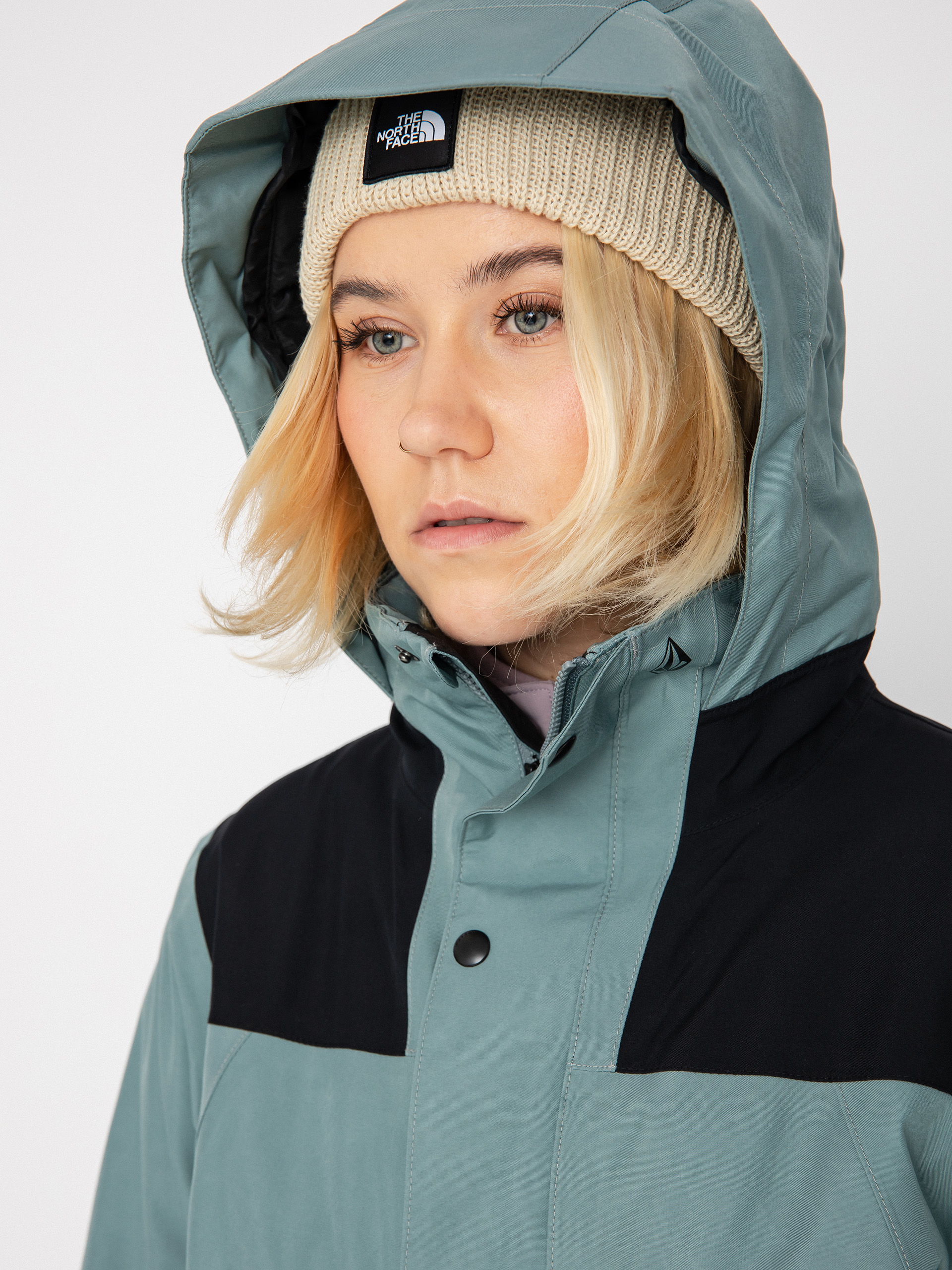 Damska Kurtka snowboardowa Volcom Ell Ins Gore Tex (green ash)