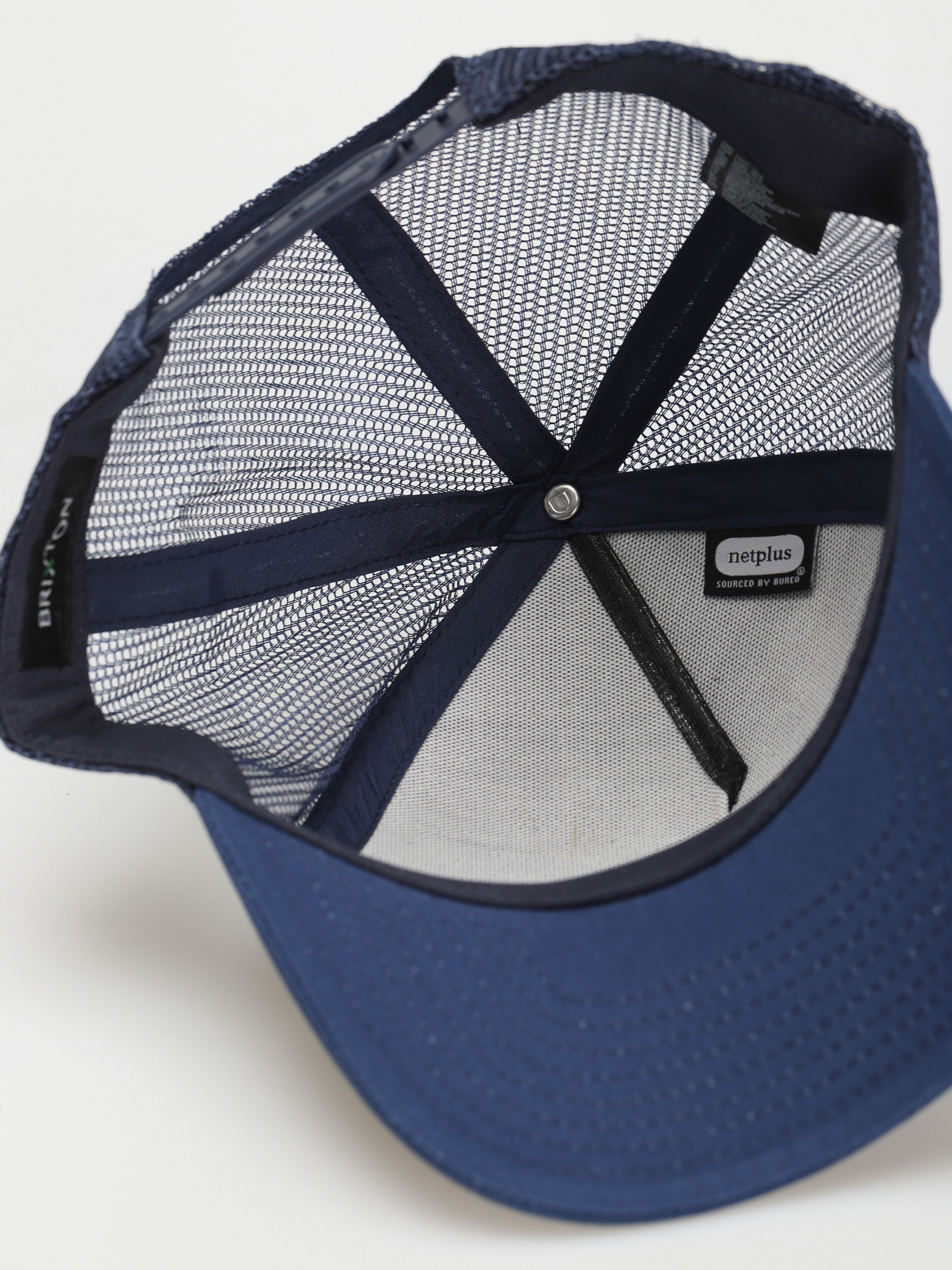 Czapka z daszkiem Brixton Alpha Block X C Mp Mesh Cap (navy/navy)