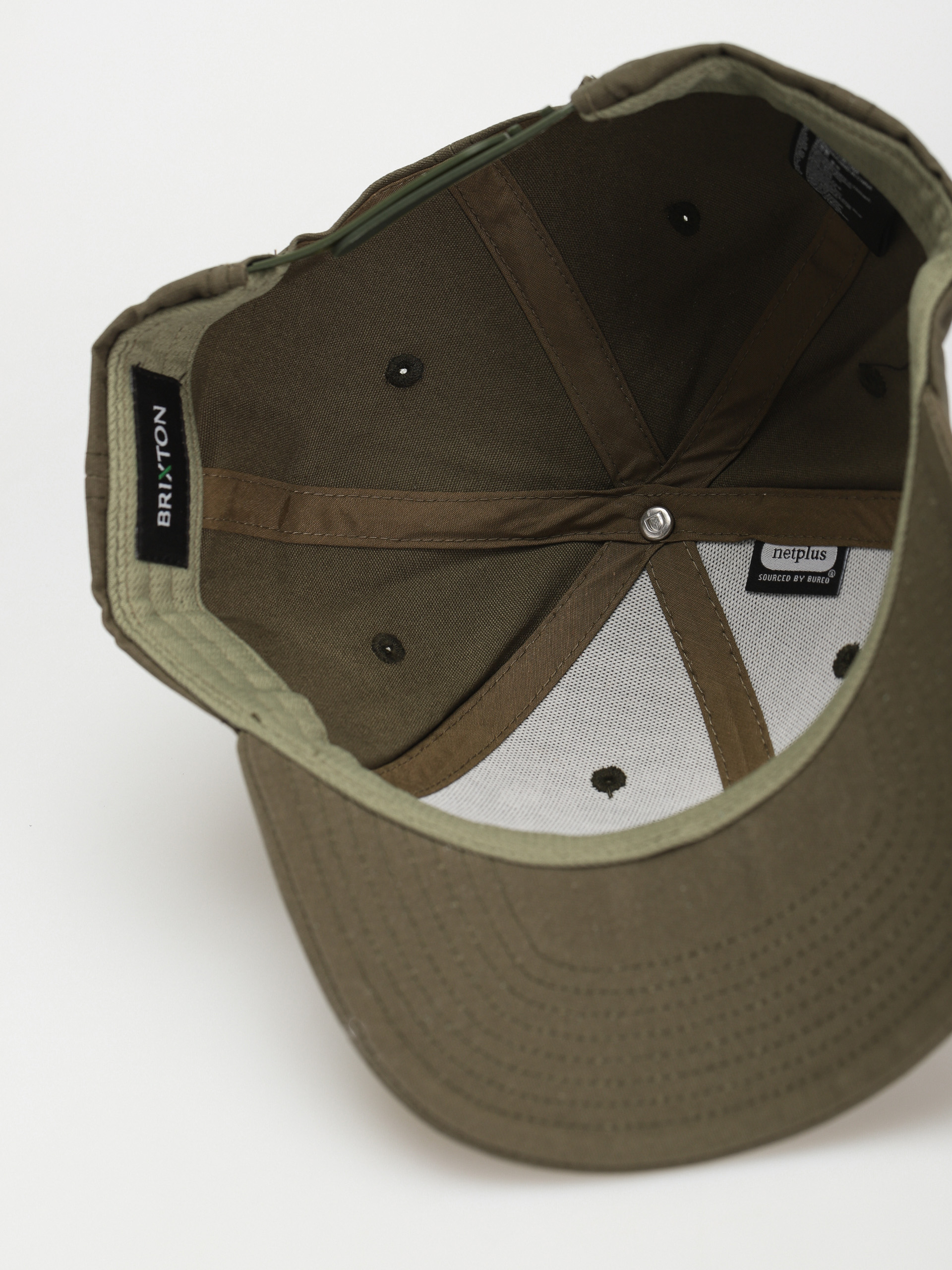 Czapka z daszkiem Brixton Palmer Proper X Mp Snapback (military olive)