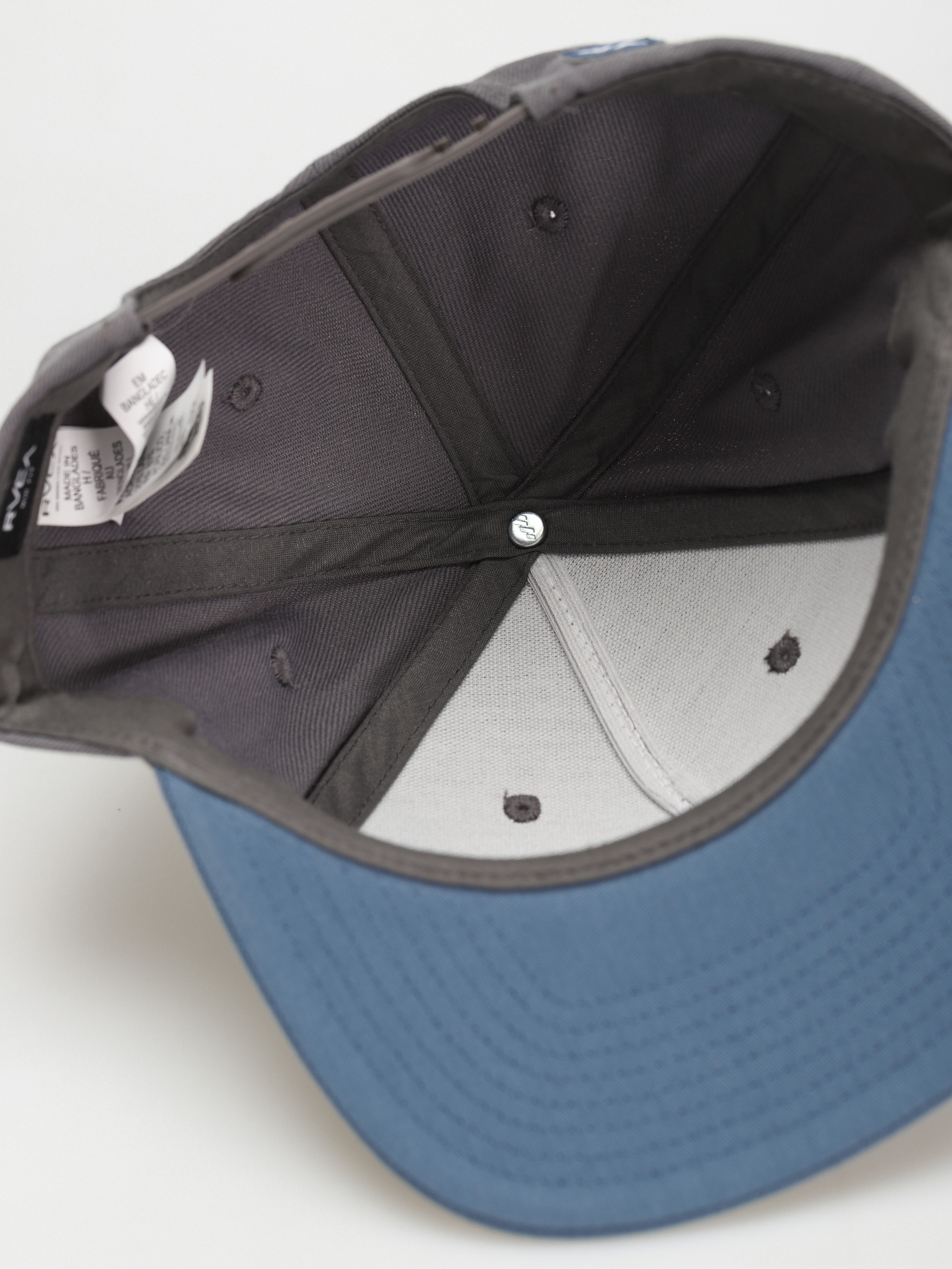 Czapka z daszkiem RVCA Commonwealth Snapbac (grey blue)