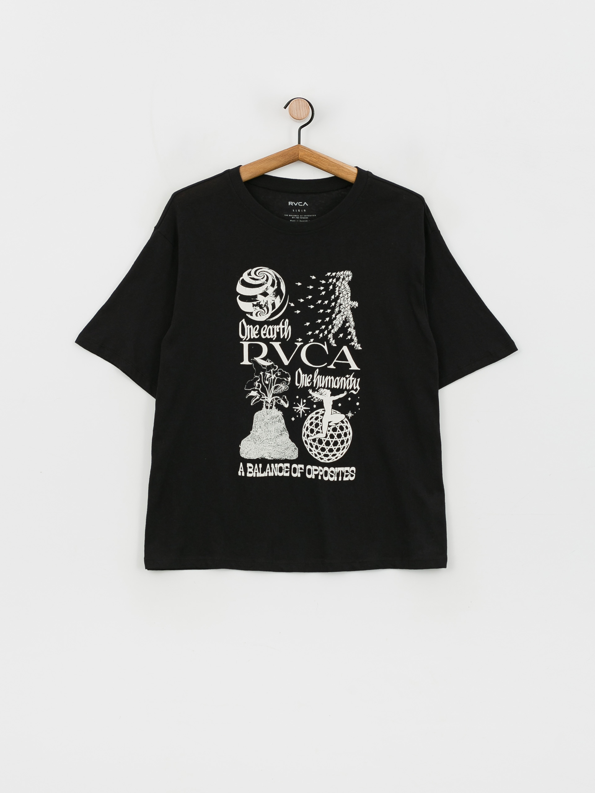 T-shirt RVCA One Earth Wmn (black)