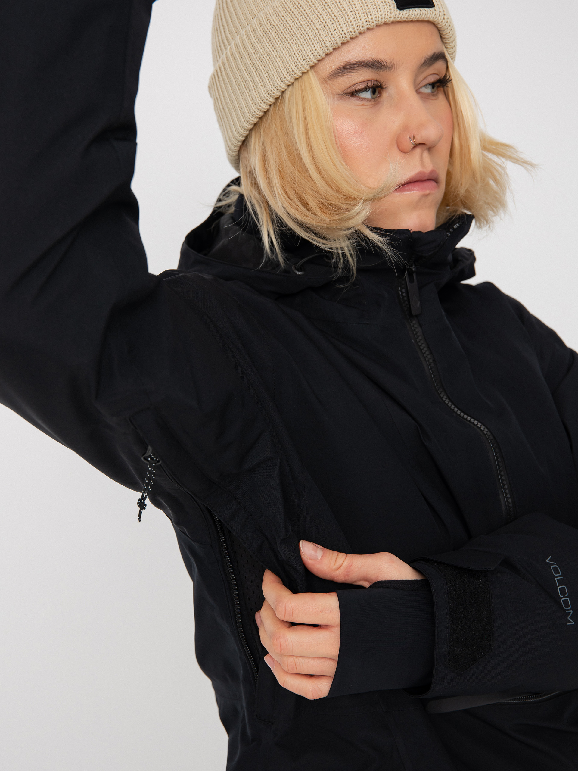 Damska Kurtka snowboardowa Volcom Fern Ins Gore Pullover (black)