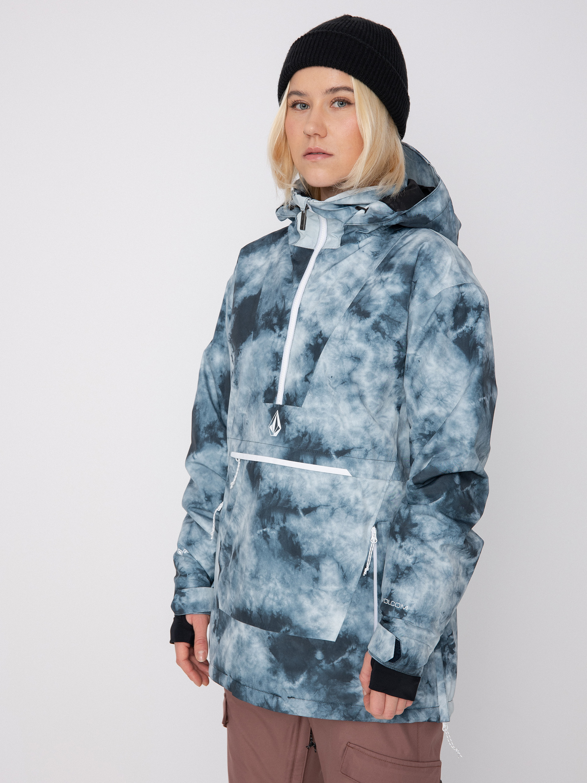 Damska Kurtka snowboardowa Volcom Fern Ins Gore Pullover (storm tie dye)