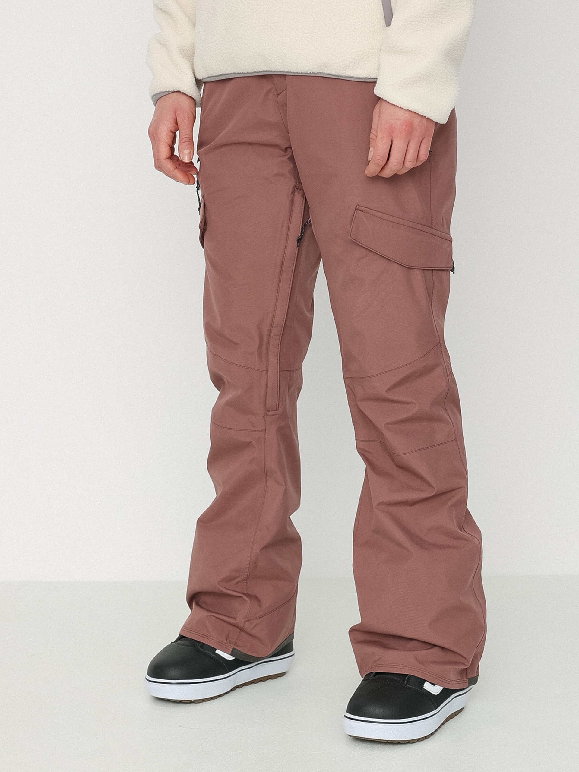 Damskie Spodnie snowboardowe Volcom Aston Gore Tex (rosewood)