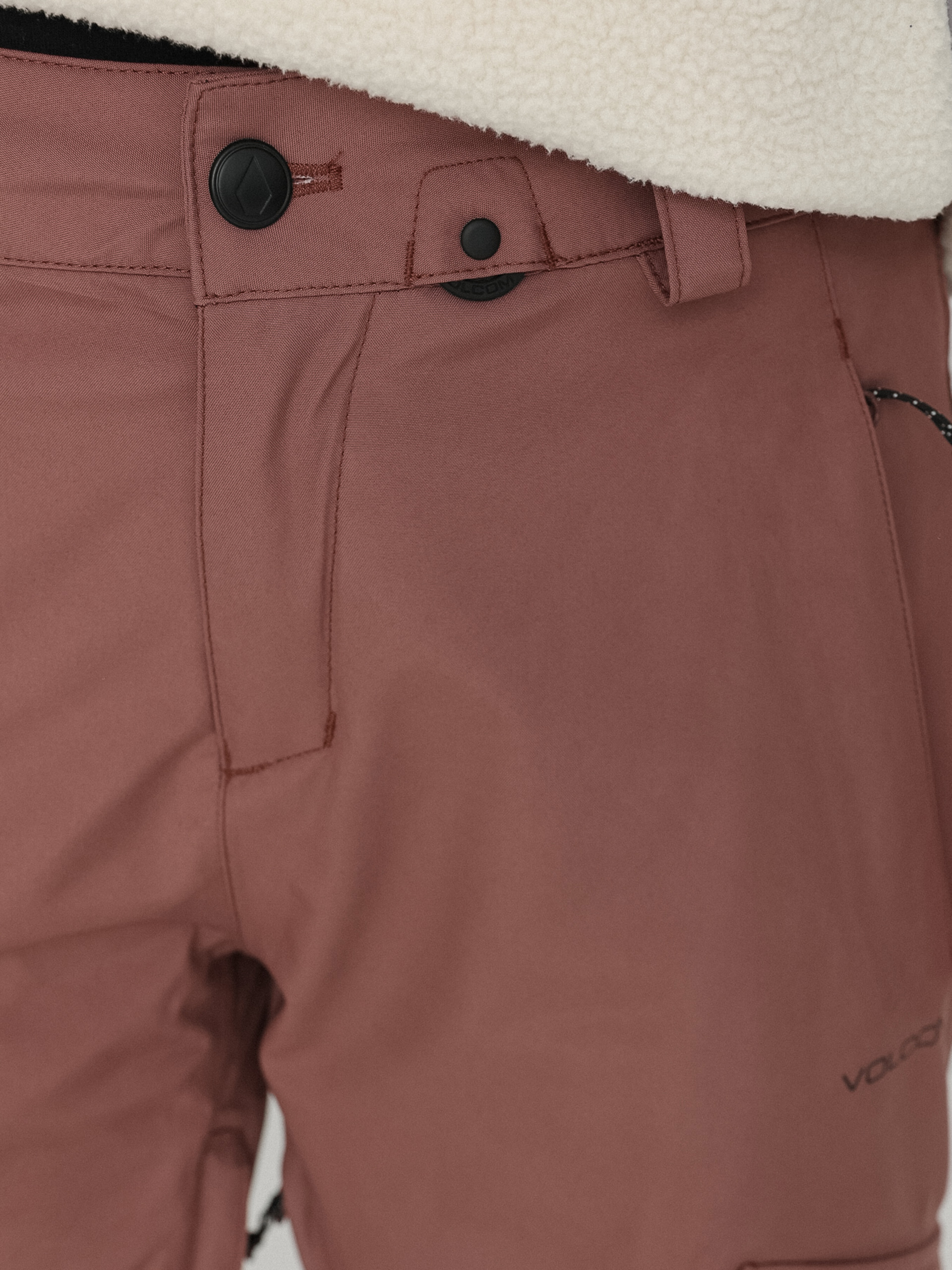 Damskie Spodnie snowboardowe Volcom Aston Gore Tex (rosewood)