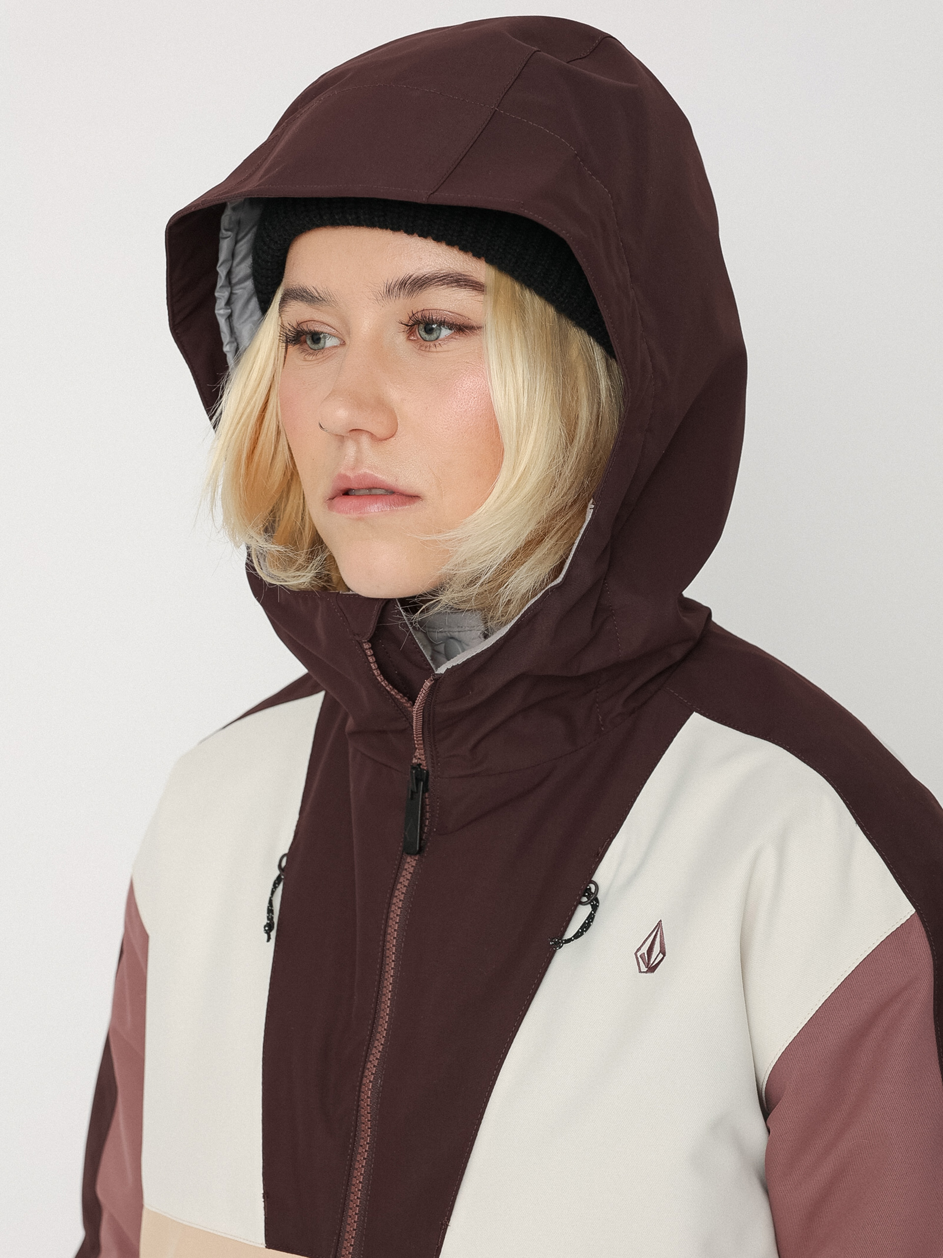 Damska Kurtka snowboardowa Volcom Rossland Ins (sand)