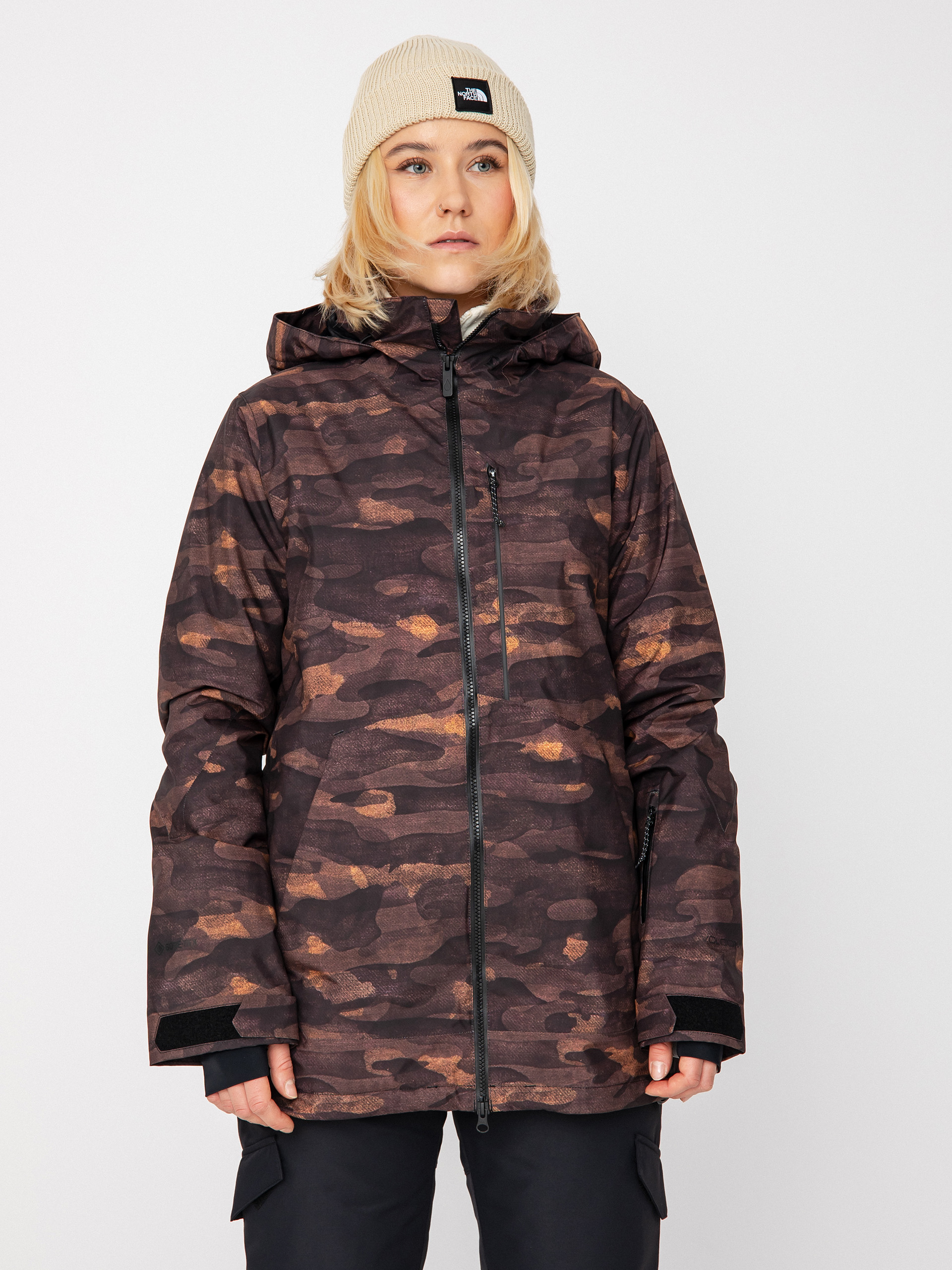 Kurtka snowboardowa Volcom 3D Stretch Gore Wmn (dusk camo)