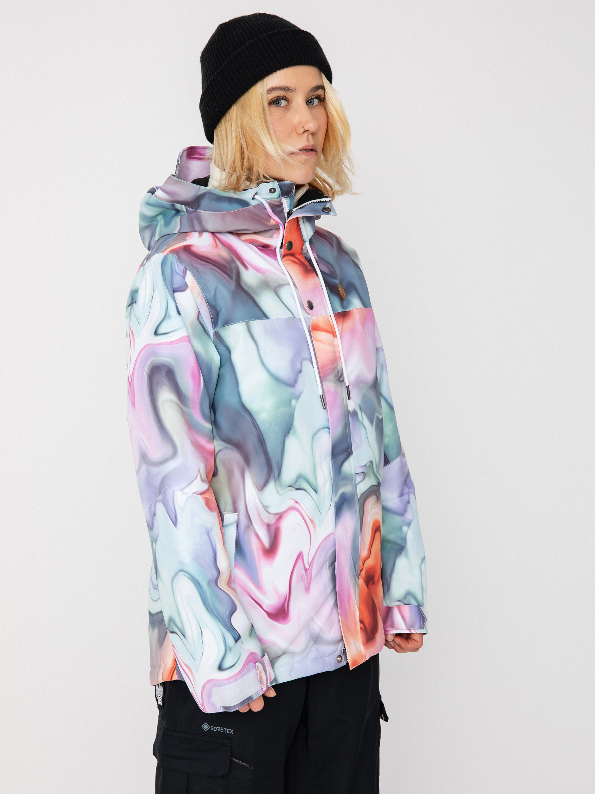 Damska Kurtka snowboardowa Volcom Bolt Ins (nebula print)