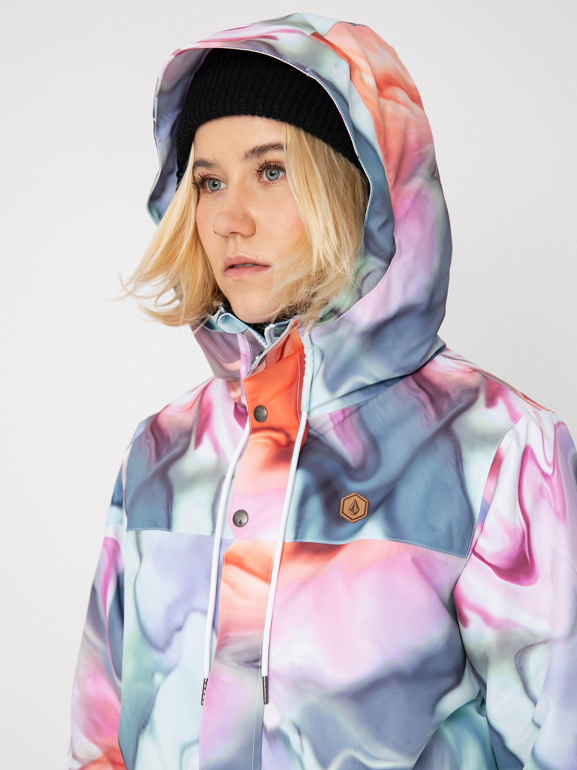 Damska Kurtka snowboardowa Volcom Bolt Ins (nebula print)