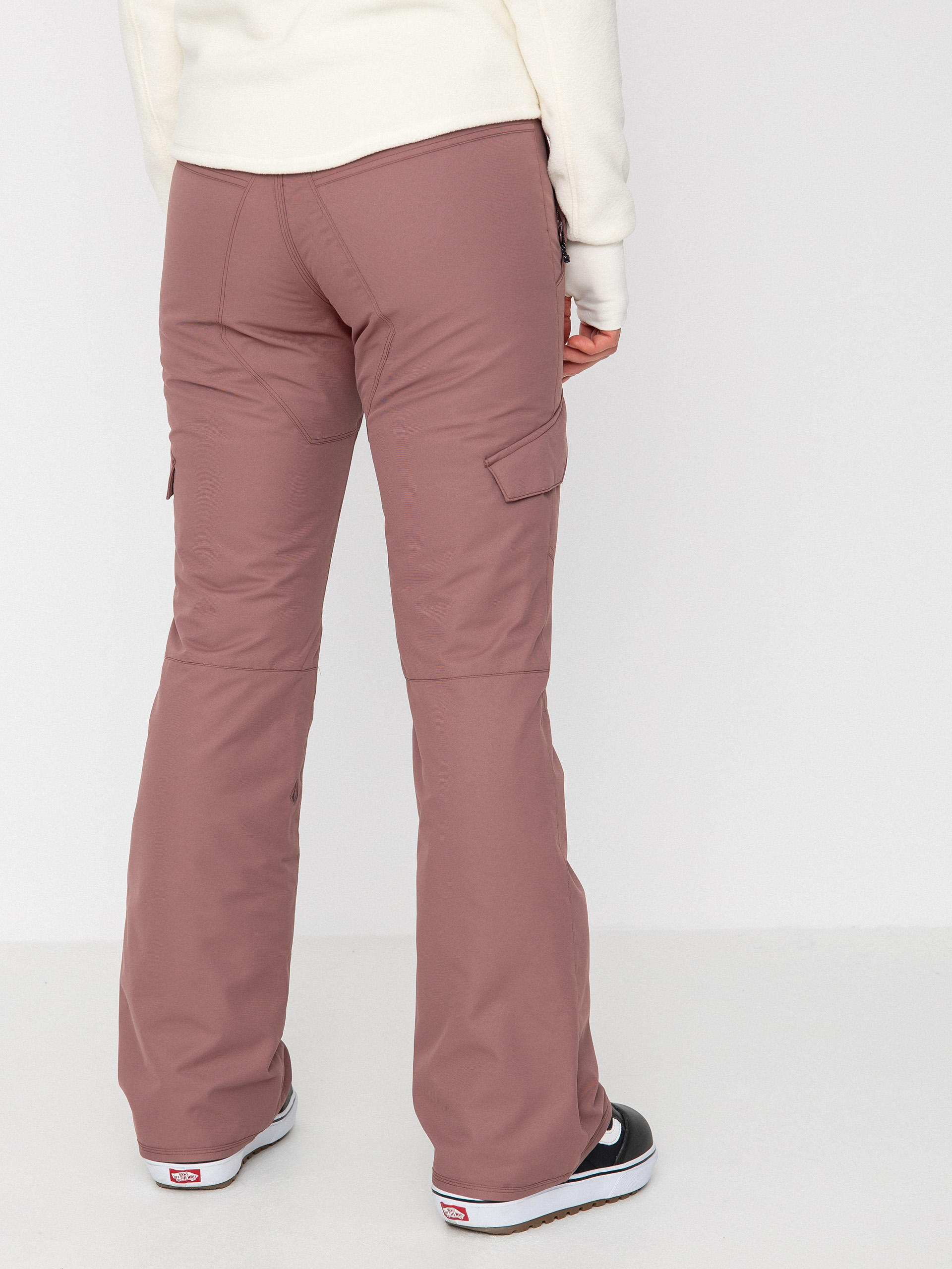 Damskie Spodnie snowboardowe Volcom Bridger Ins (rosewood)