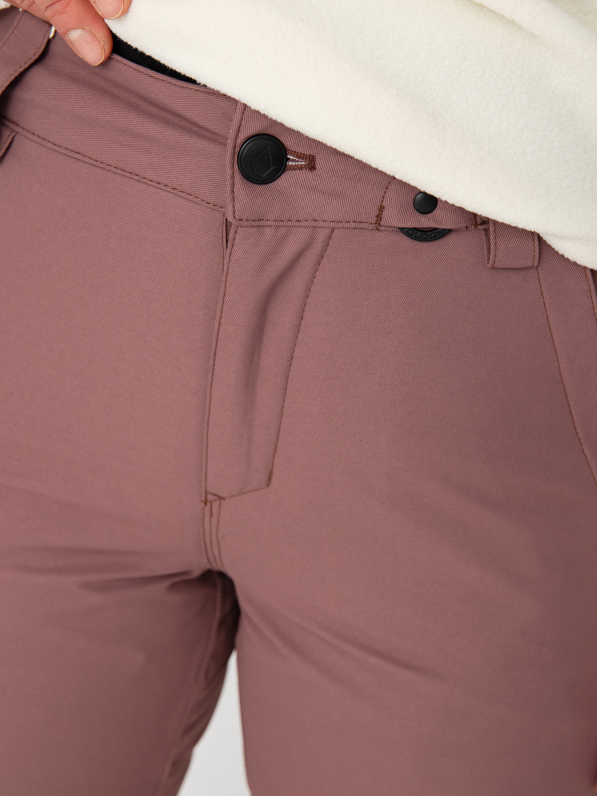 Damskie Spodnie snowboardowe Volcom Bridger Ins (rosewood)