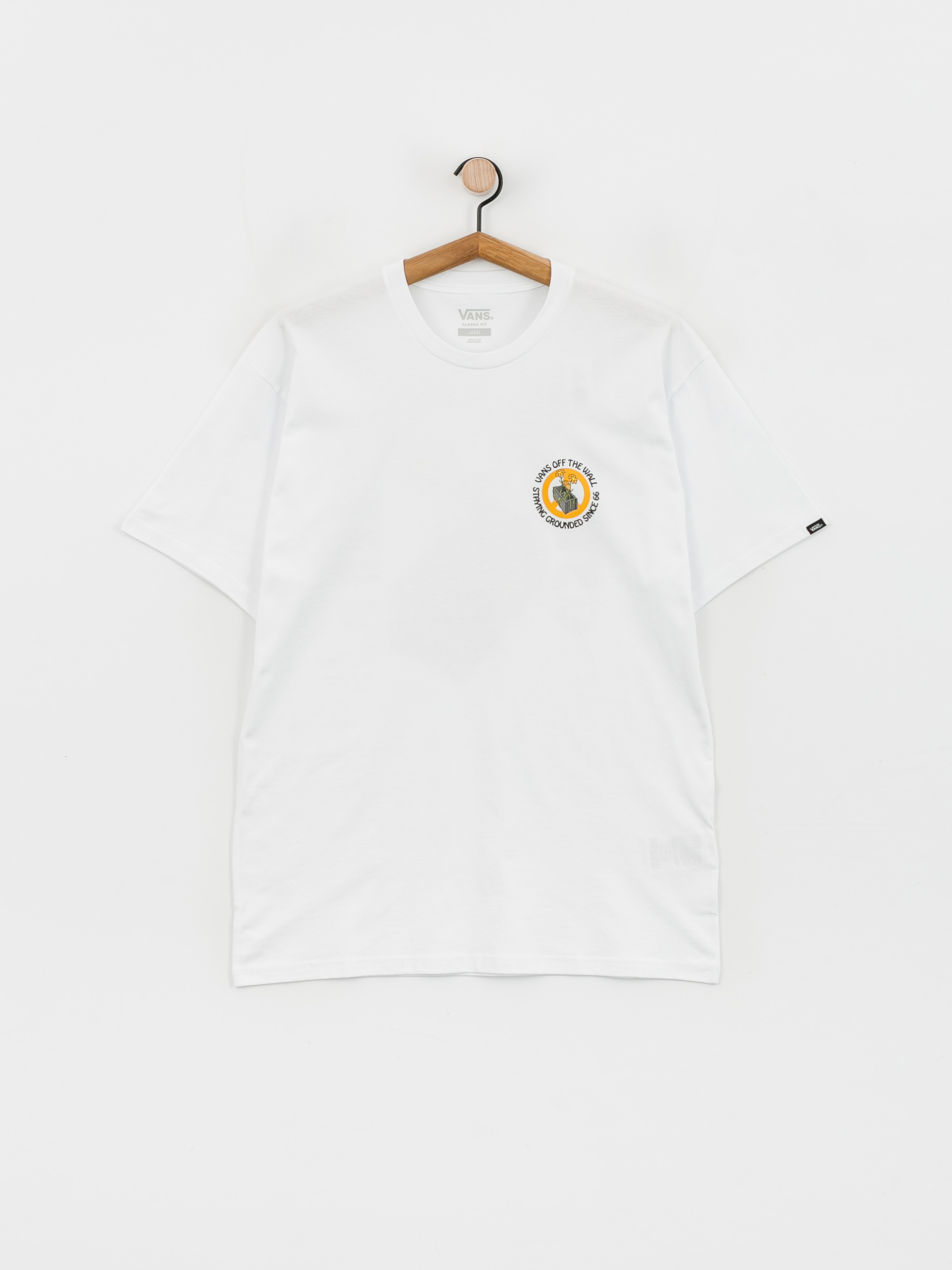 T-shirt Vans Staying Grounded (white/black)