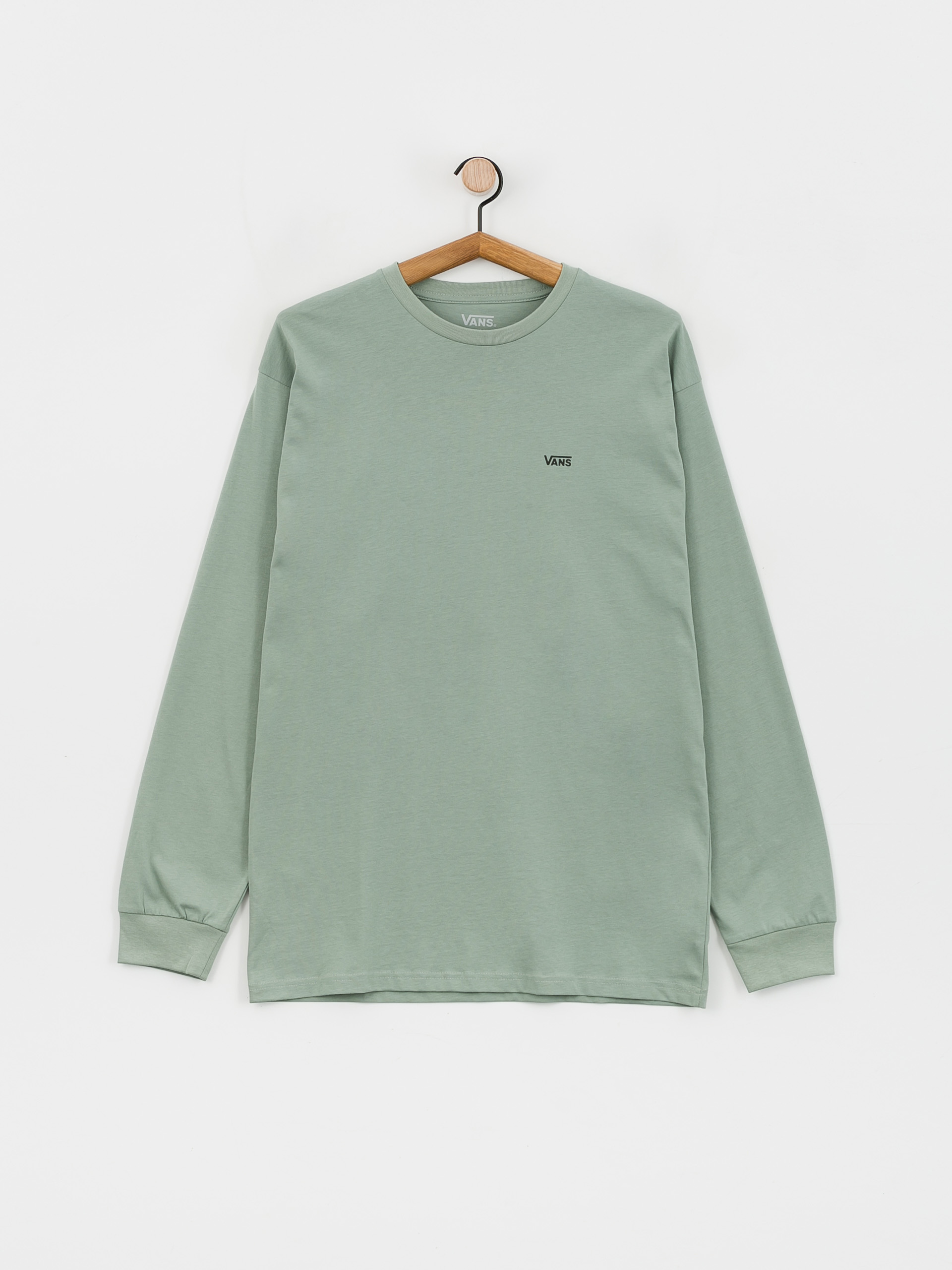 Longsleeve Vans Left Chest Hit (chinois green/black)