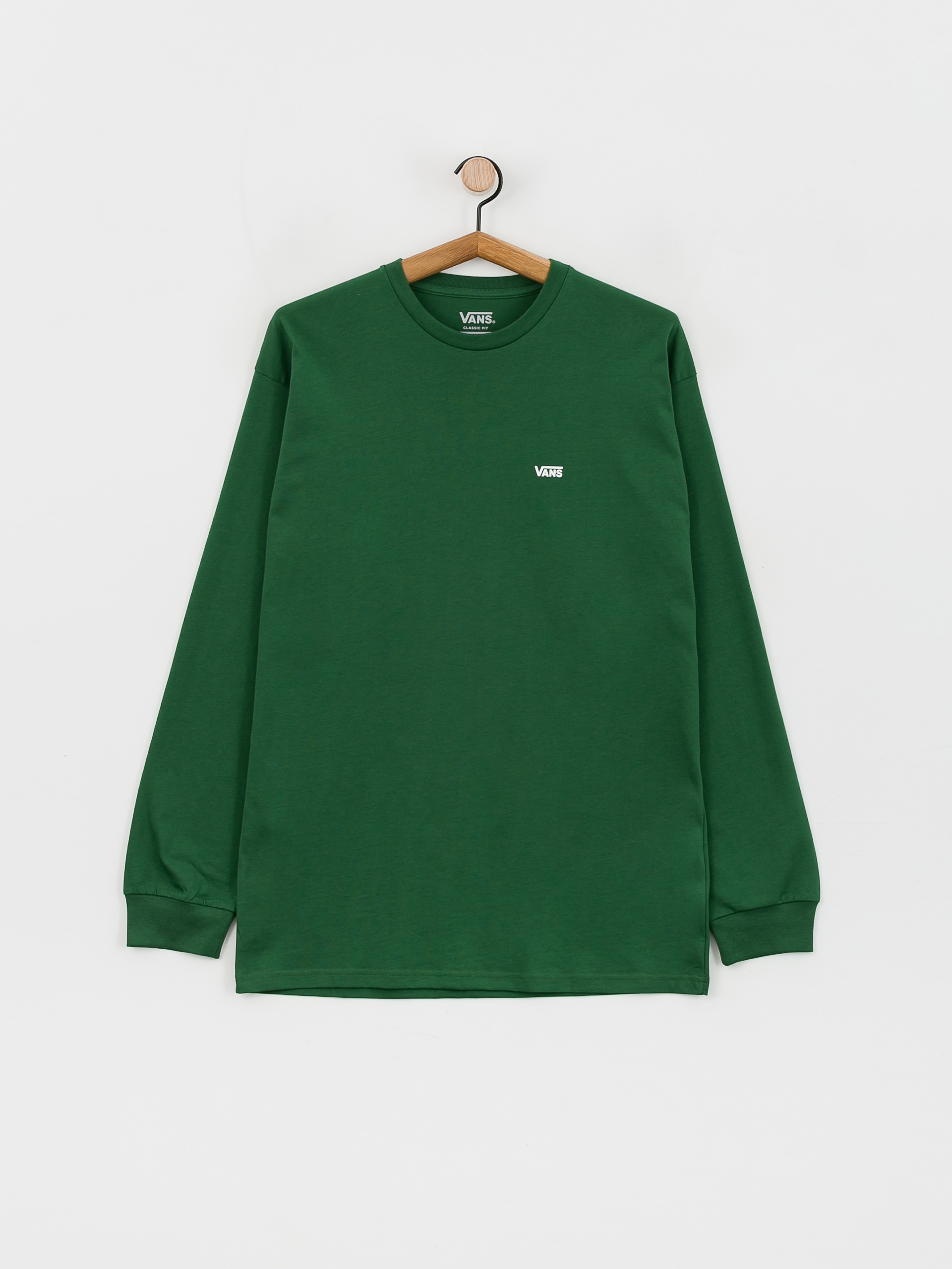 Longsleeve Vans Left Chest Hit (eden/white)