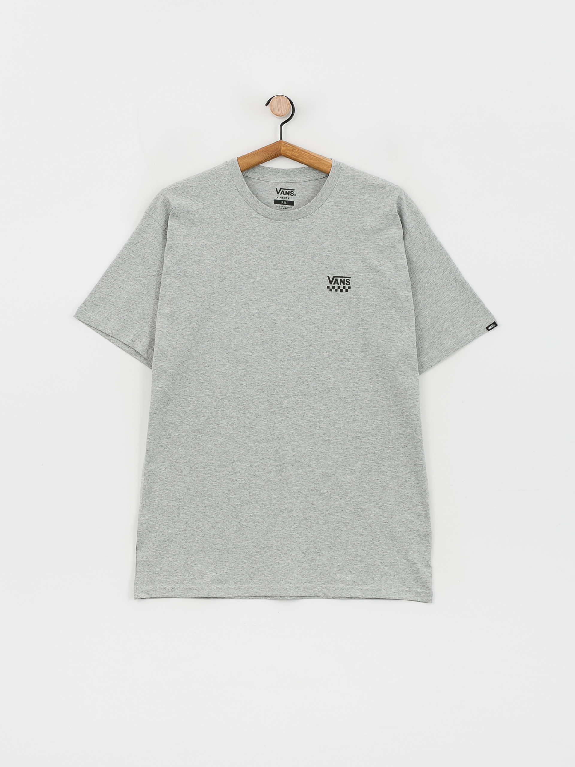 T-shirt Vans Left Chest Logo II (athletic heather/black)