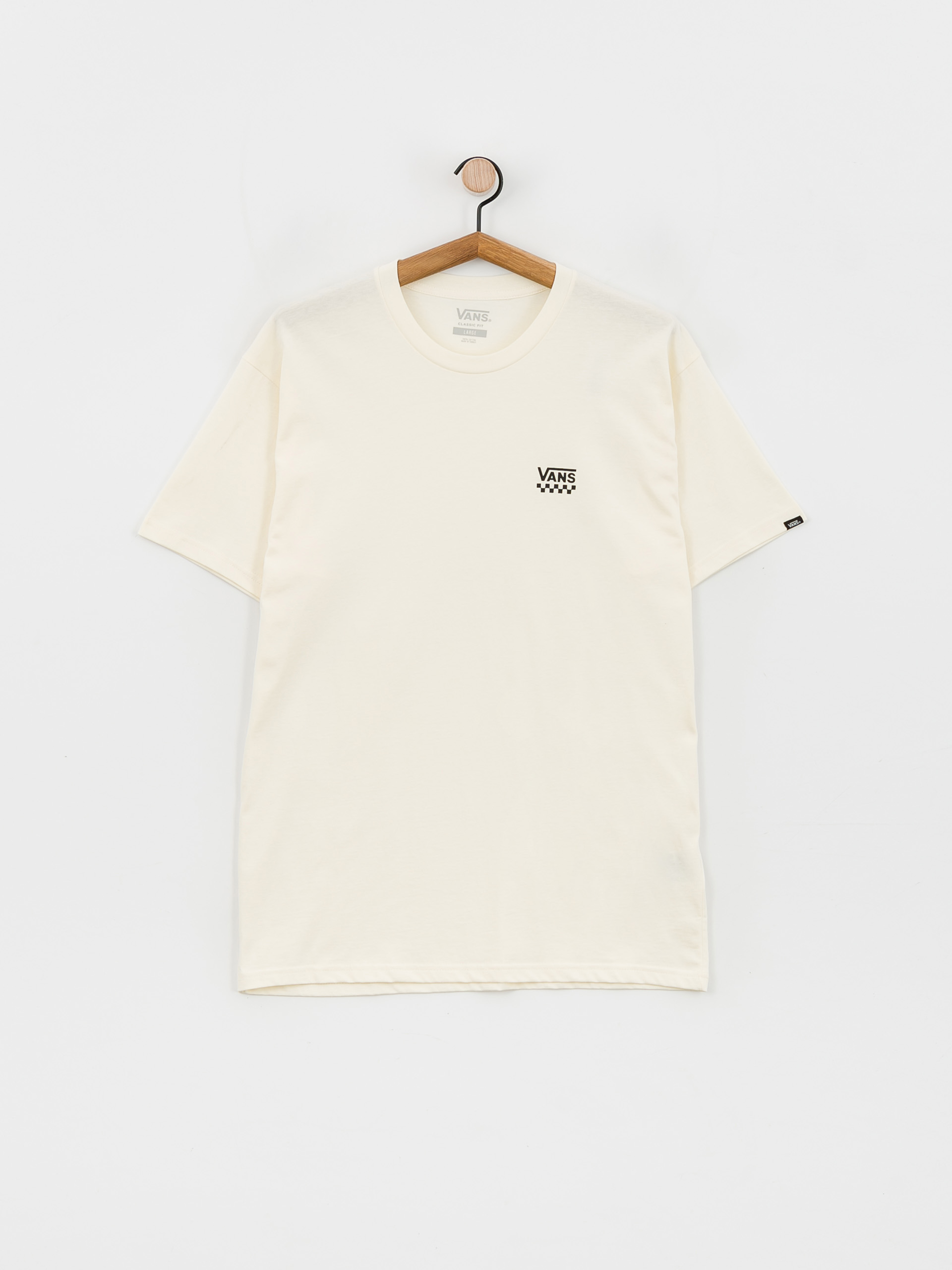T-shirt Vans Left Chest Logo II (antique white/black)