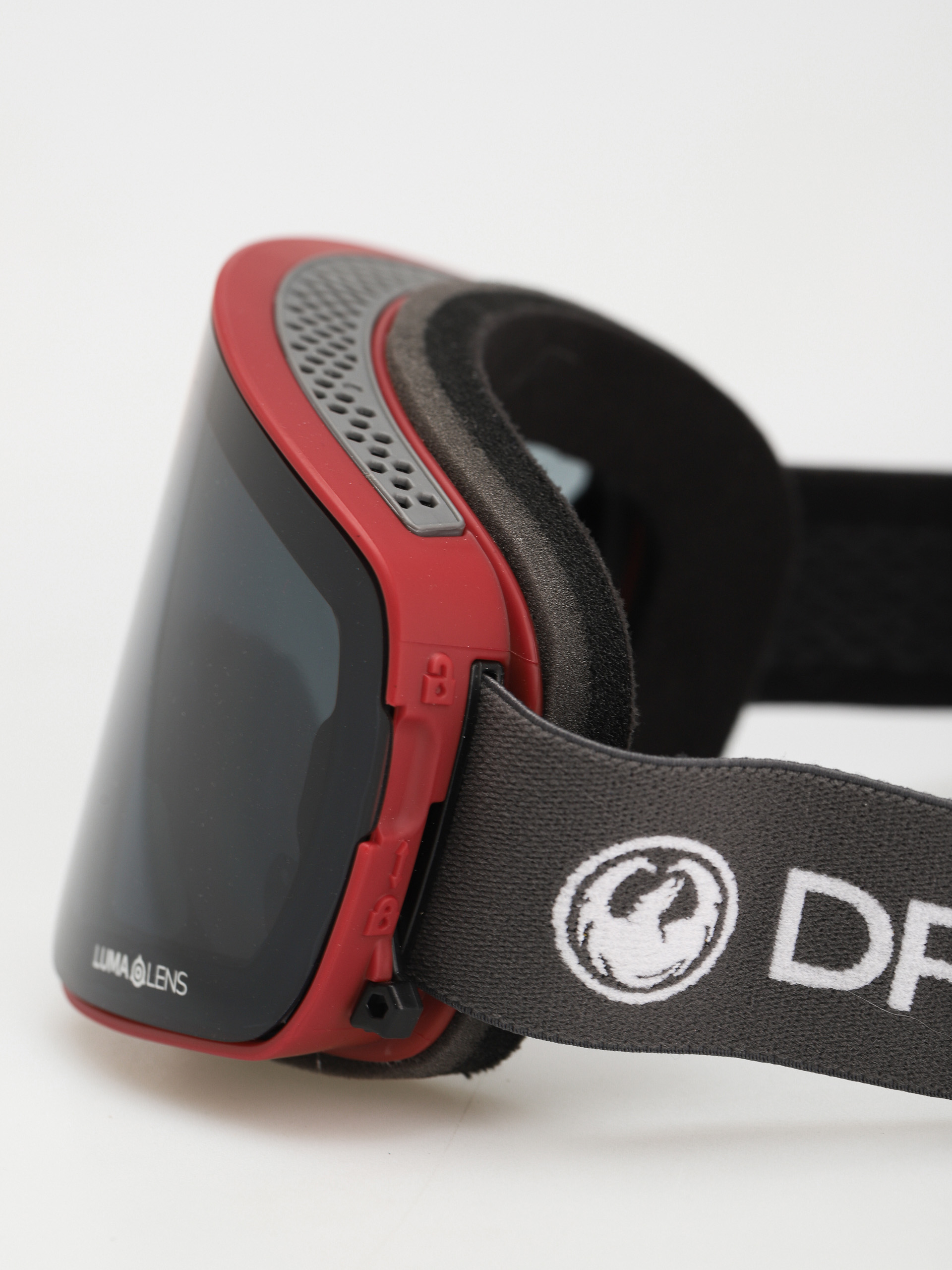 Gogle Dragon NFX2 (block red/lumalens dark smoke/lumalens rose)