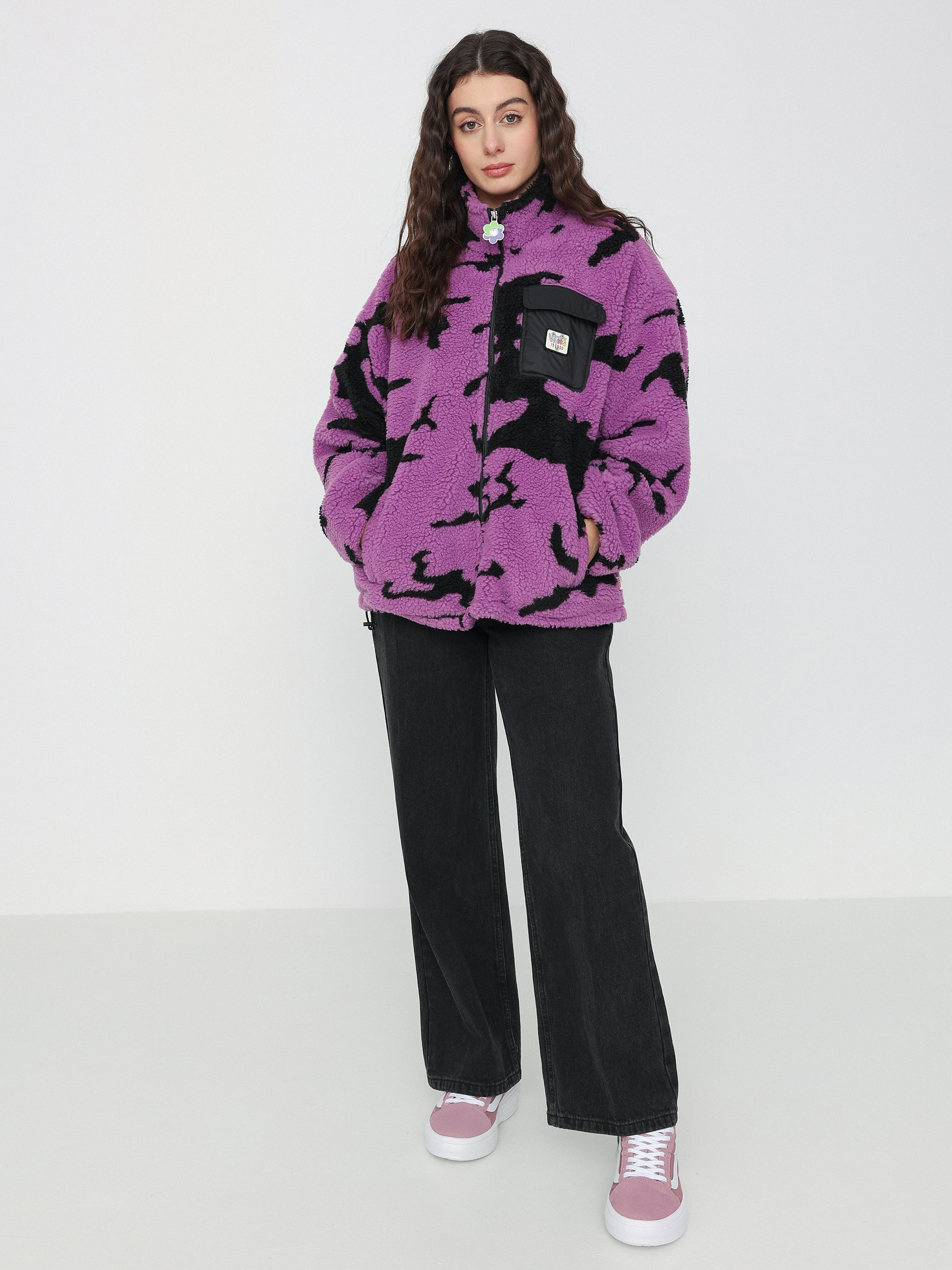 Kurtka Vans Ireneisgood Sherpa Wmn (ireneisgood bougainvillea)