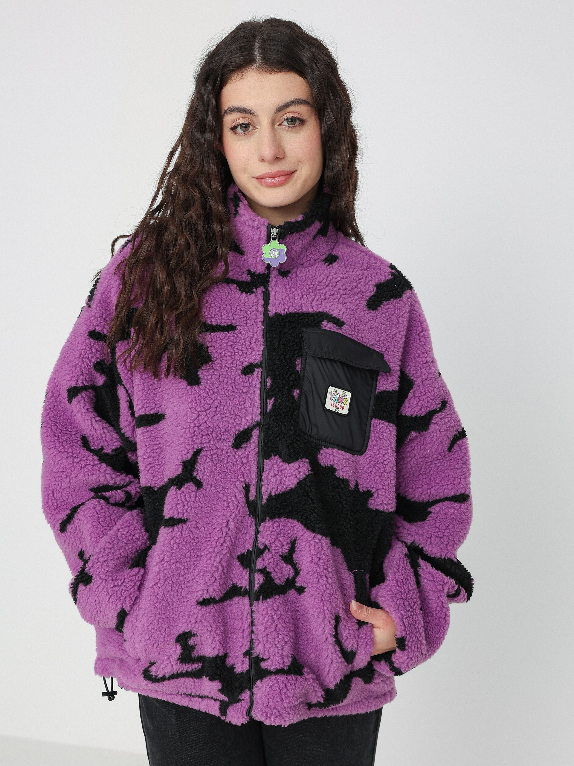 Kurtka Vans Ireneisgood Sherpa Wmn (ireneisgood bougainvillea)