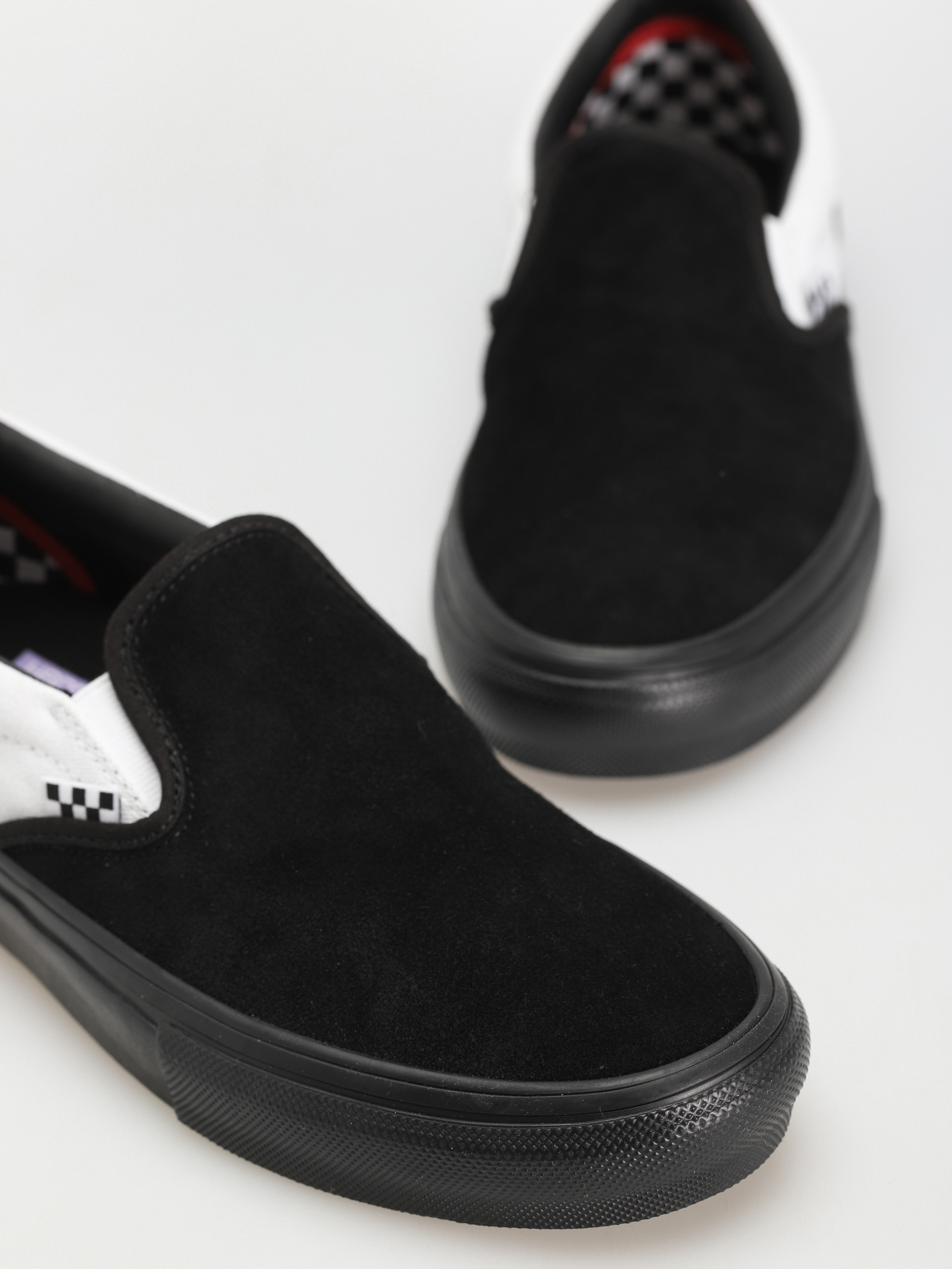Buty Vans Skate Slip On (black/black/white)