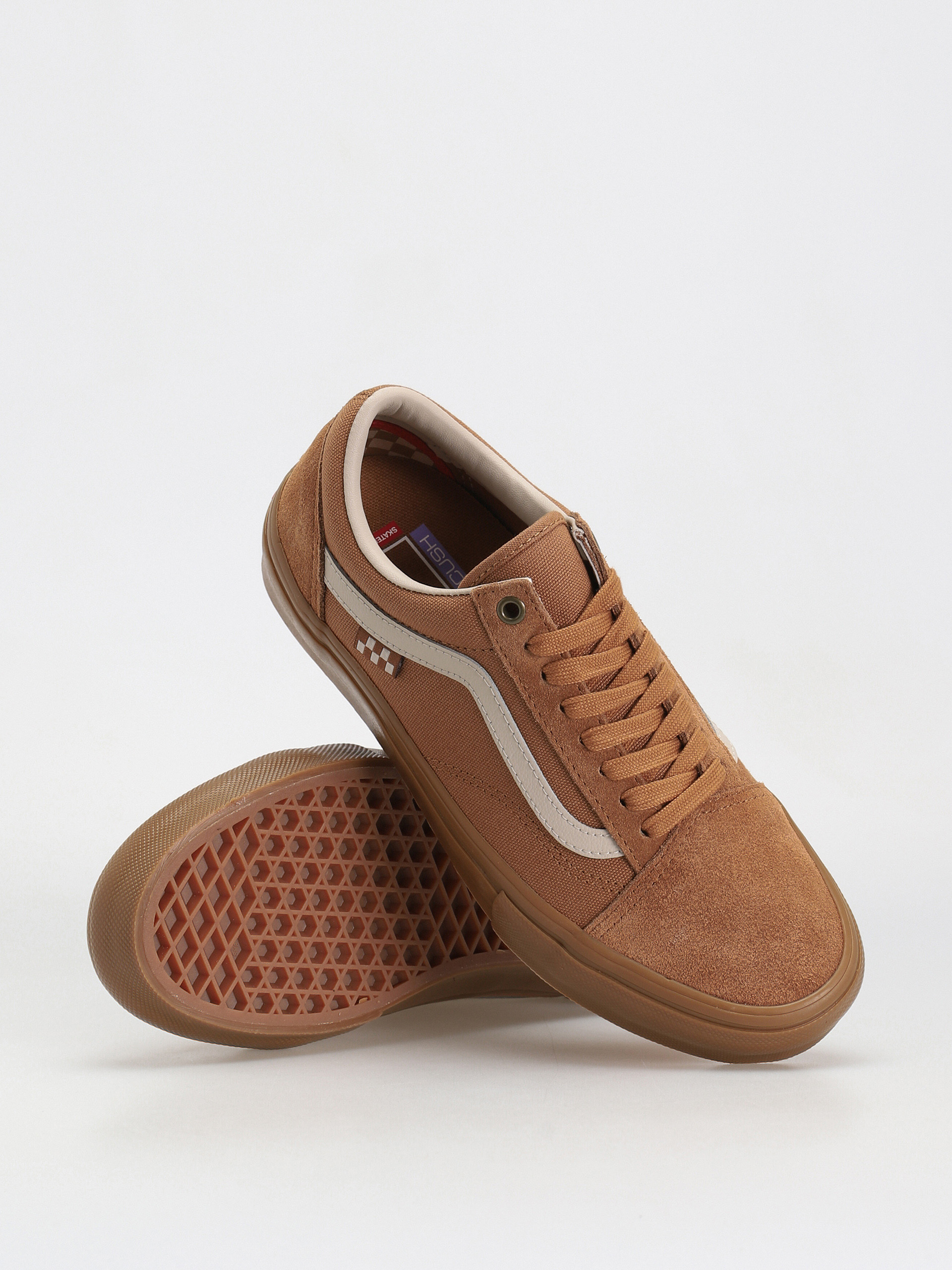 Buty Vans Skate Old Skool (light brown/gum)