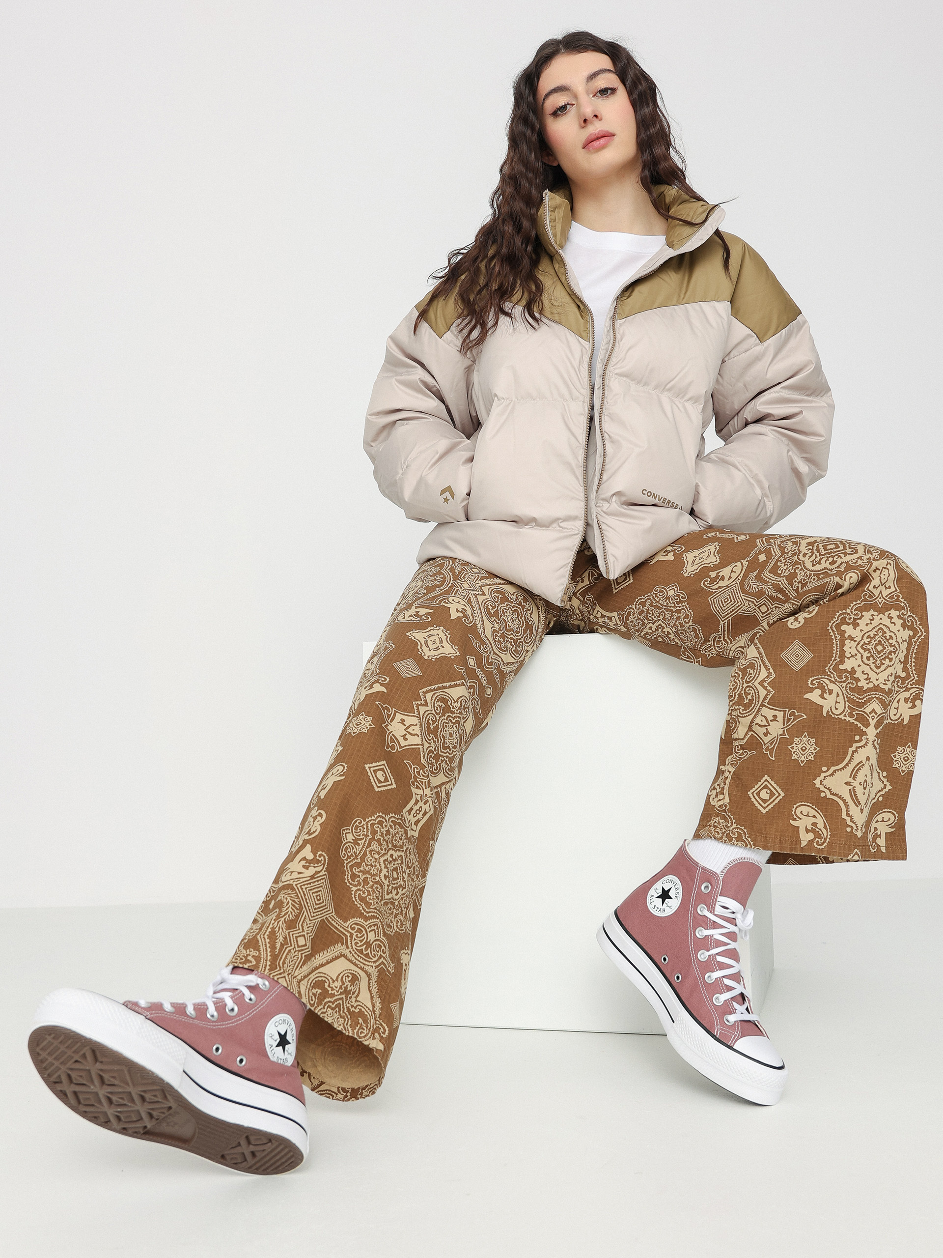 Kurtka Converse Short Down Wmn (papyrus)