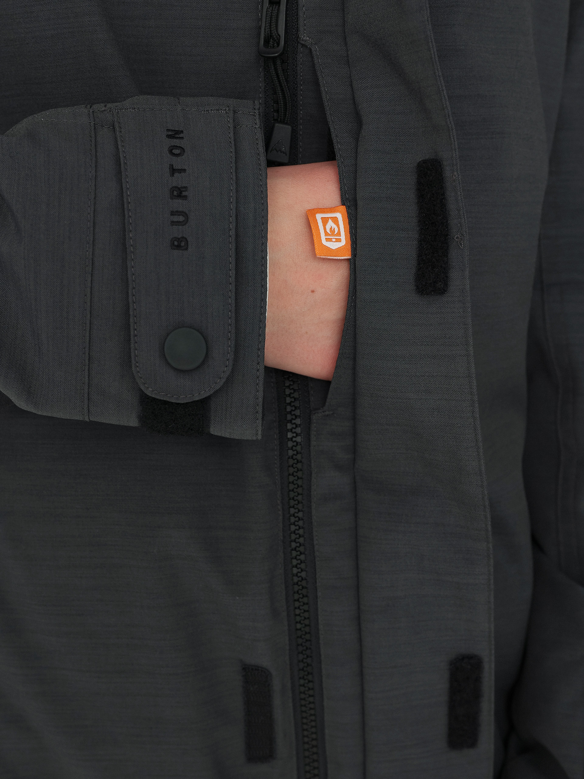 Damska Kurtka snowboardowa Burton Jet Set (true black heather)