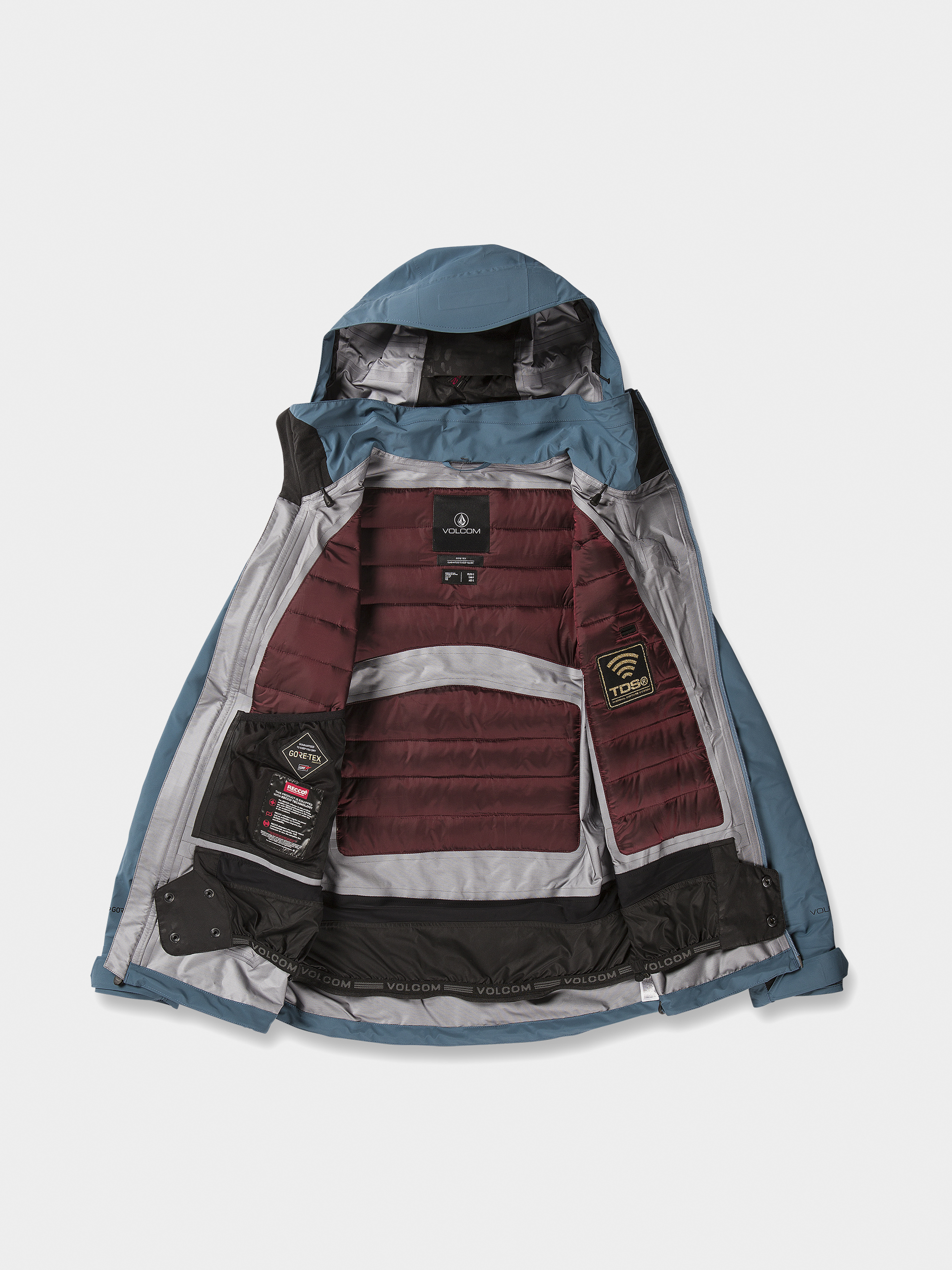 Damska Kurtka snowboardowa Volcom Nya Tds Inf Gore Tex (petrol blue)
