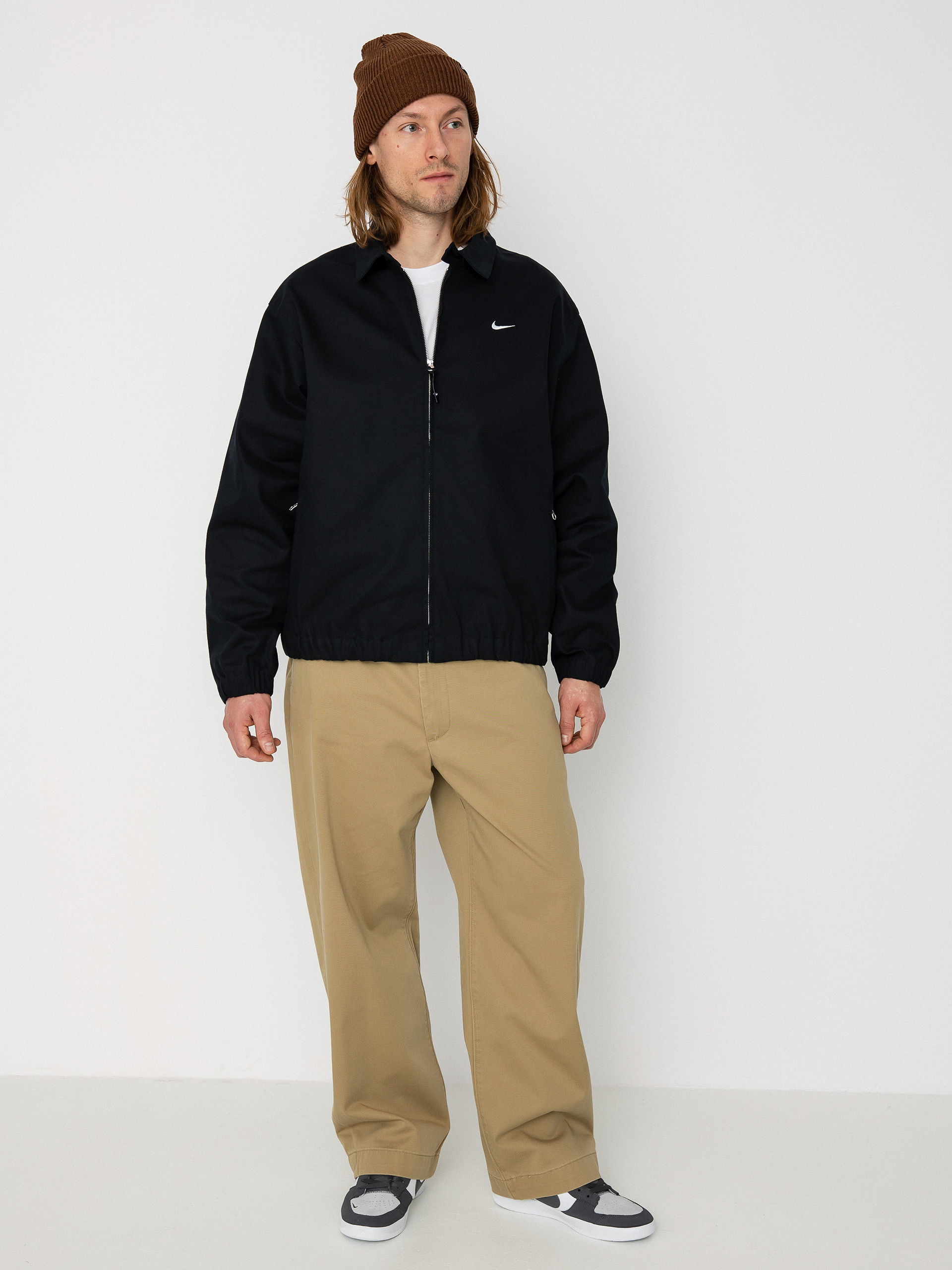 Kurtka Nike SB Wvn Twill Premium (black/white)