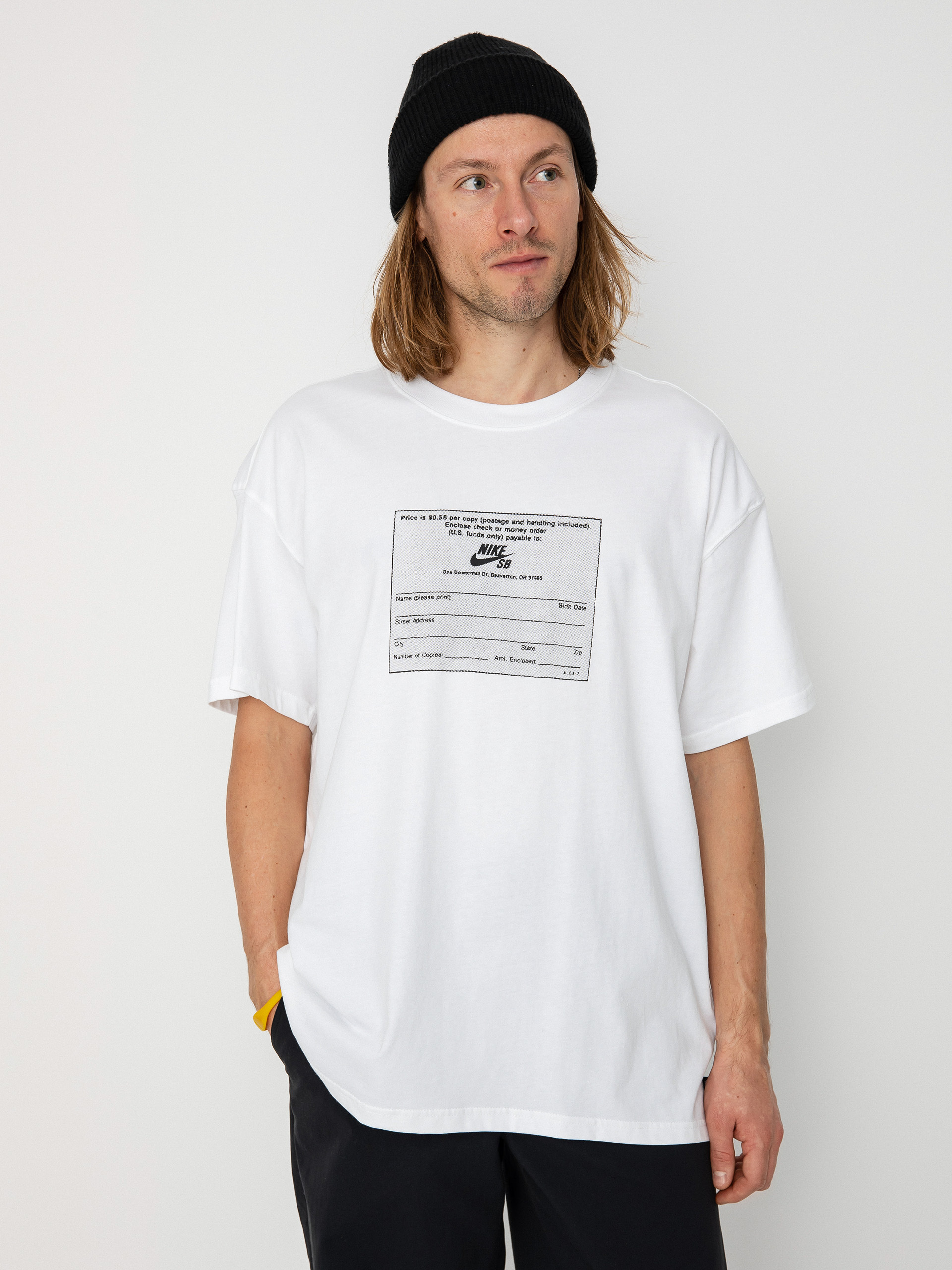 T-shirt Nike SB Magcard (white)