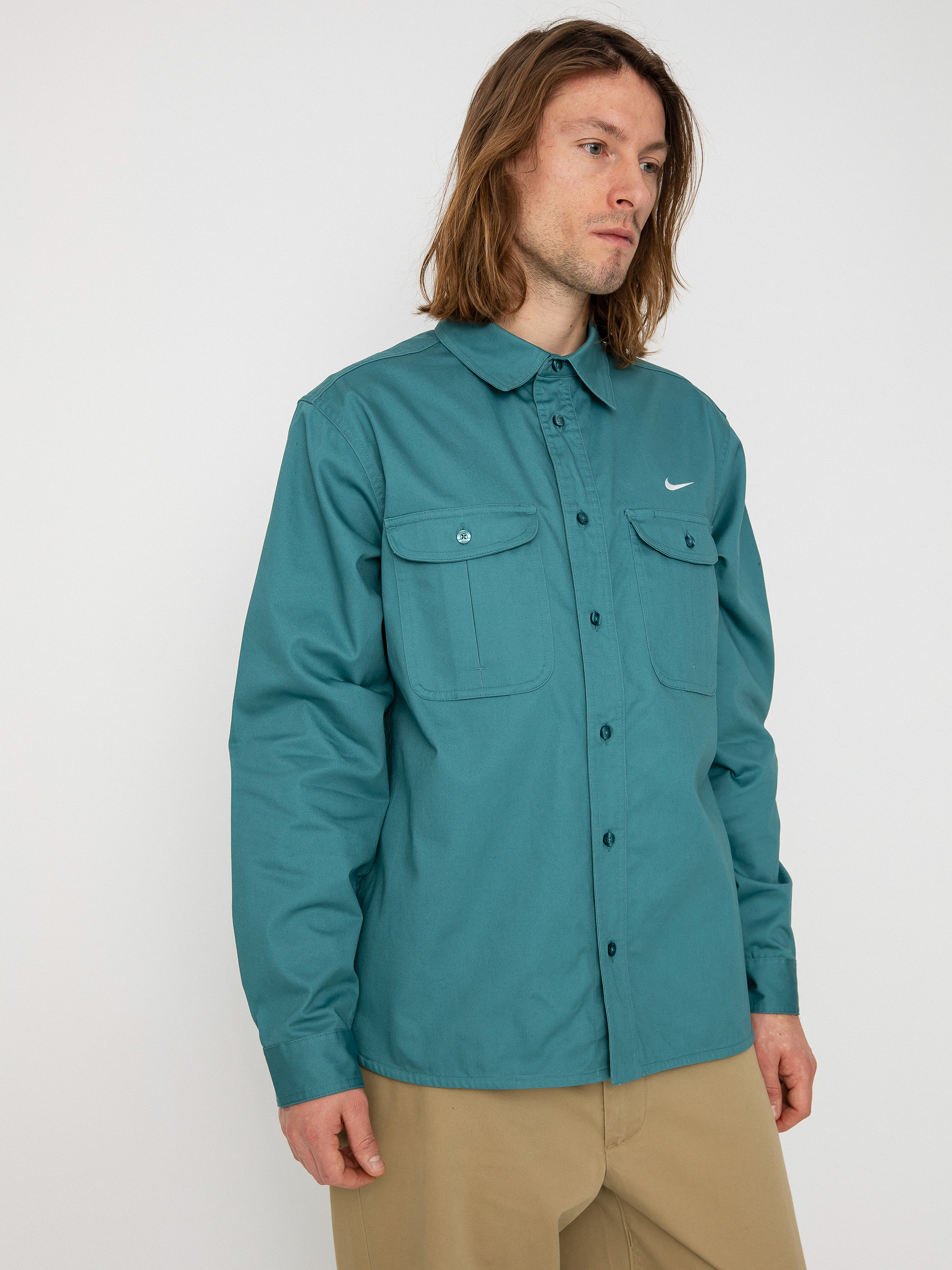 Koszula Nike SB Tanglin Wvn (mineral teal)