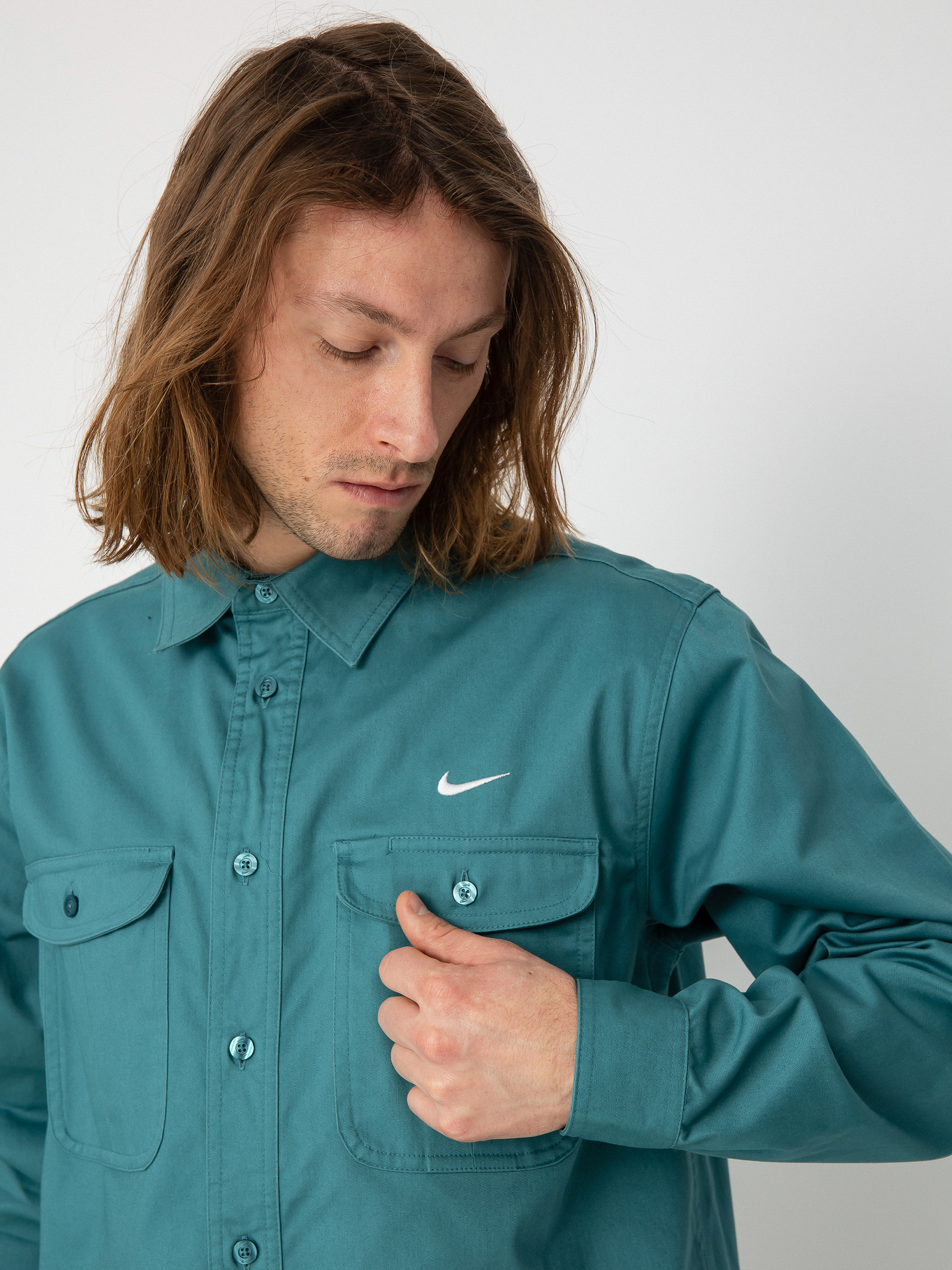 Koszula Nike SB Tanglin Wvn (mineral teal)