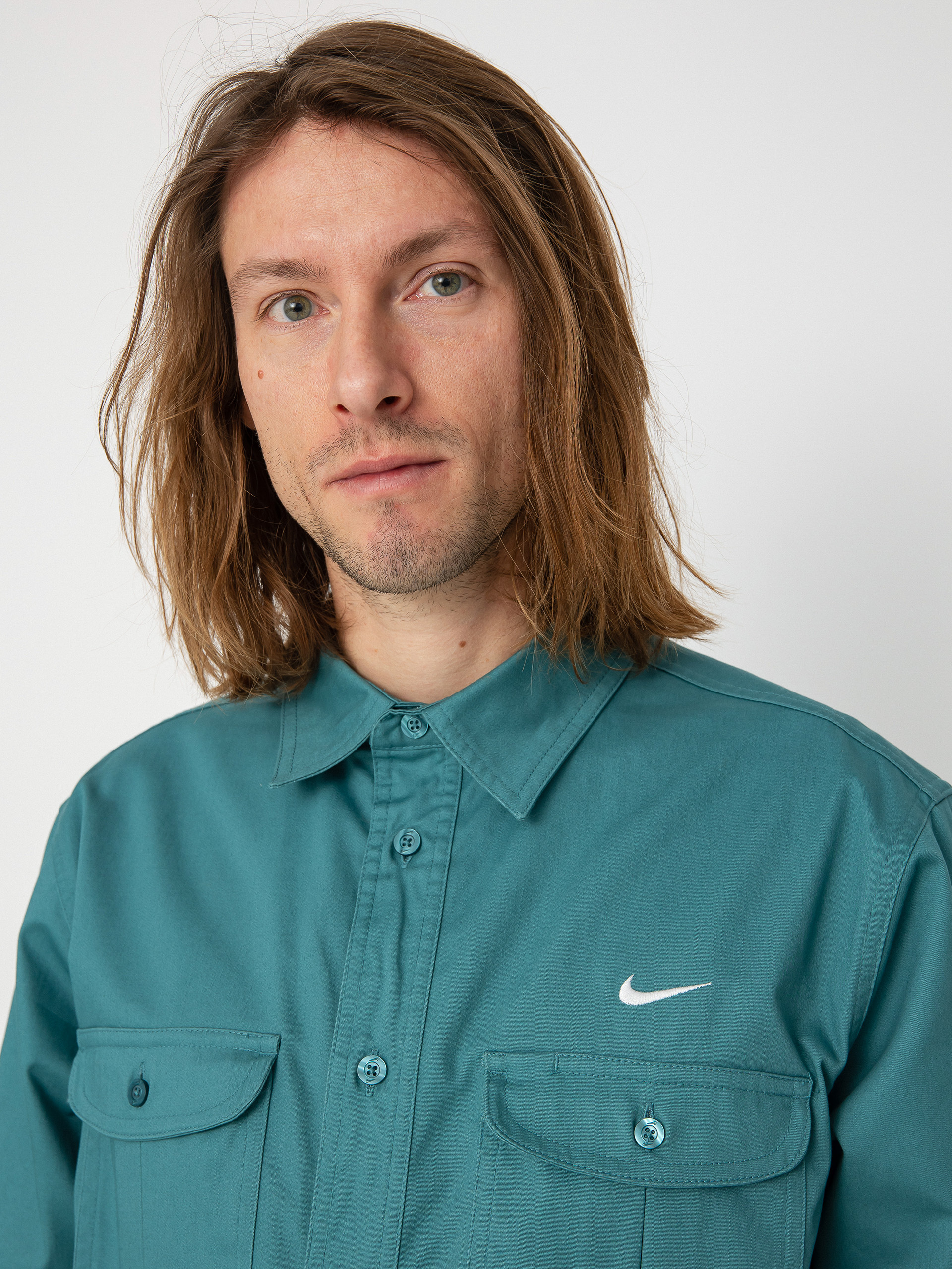 Koszula Nike SB Tanglin Wvn (mineral teal)