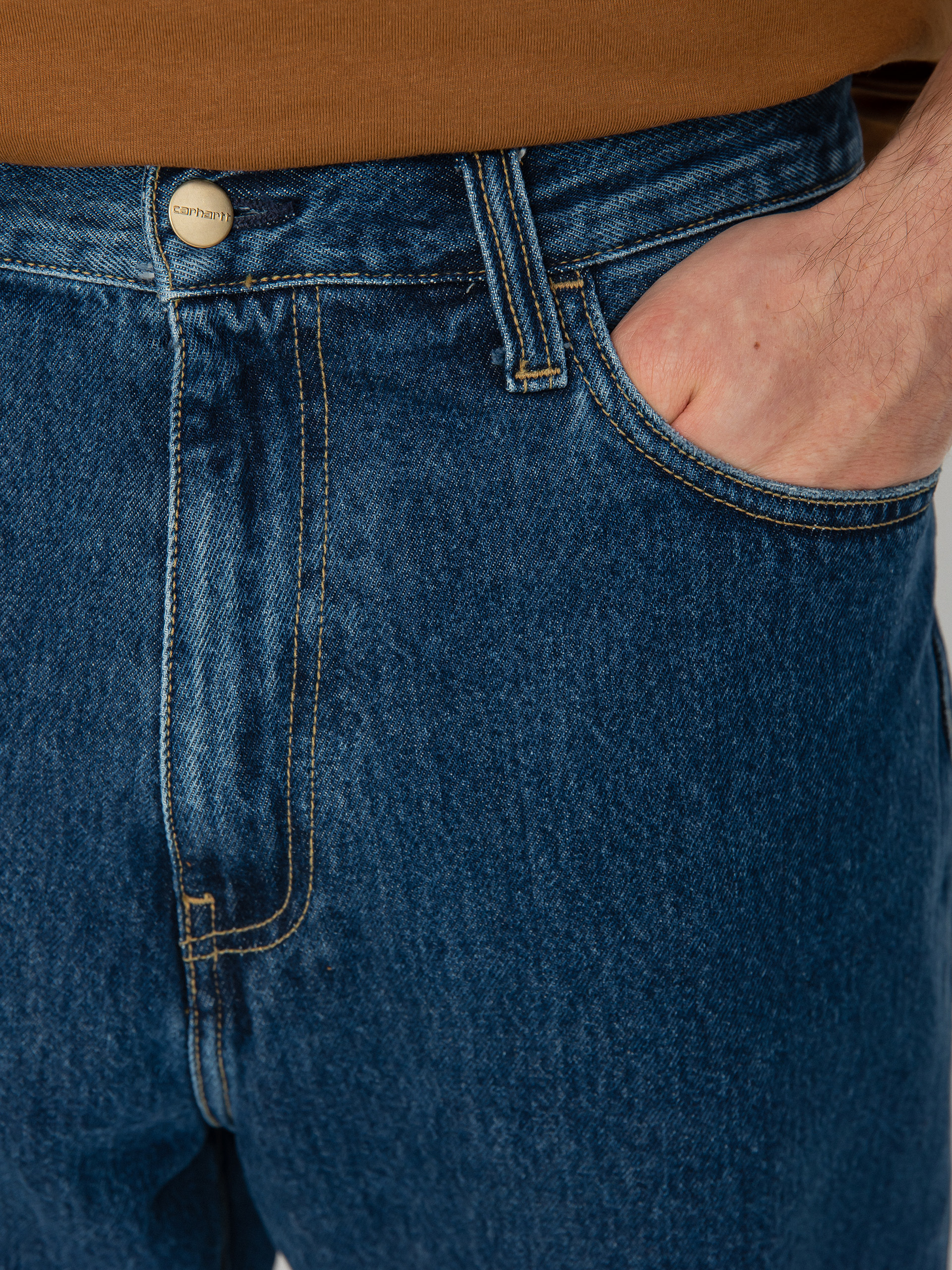 Spodnie Carhartt WIP Rider (blue)