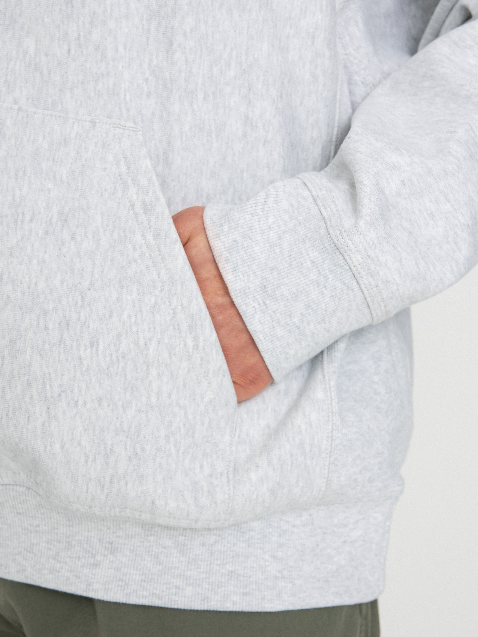 Bluza z kapturem Carhartt WIP Locker HD (ash heather/brown)