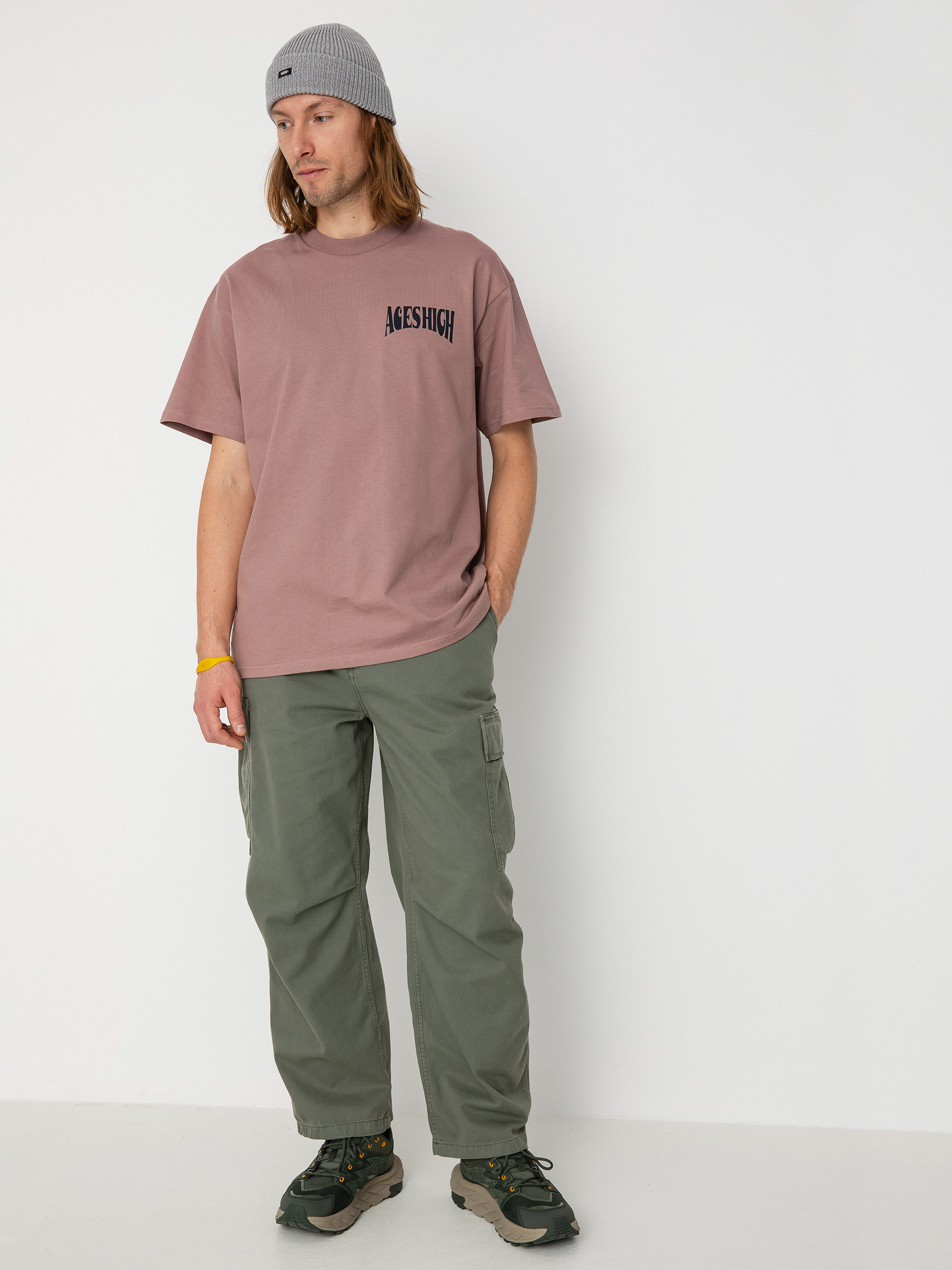T-shirt Carhartt WIP Aces (lupinus/dark navy)