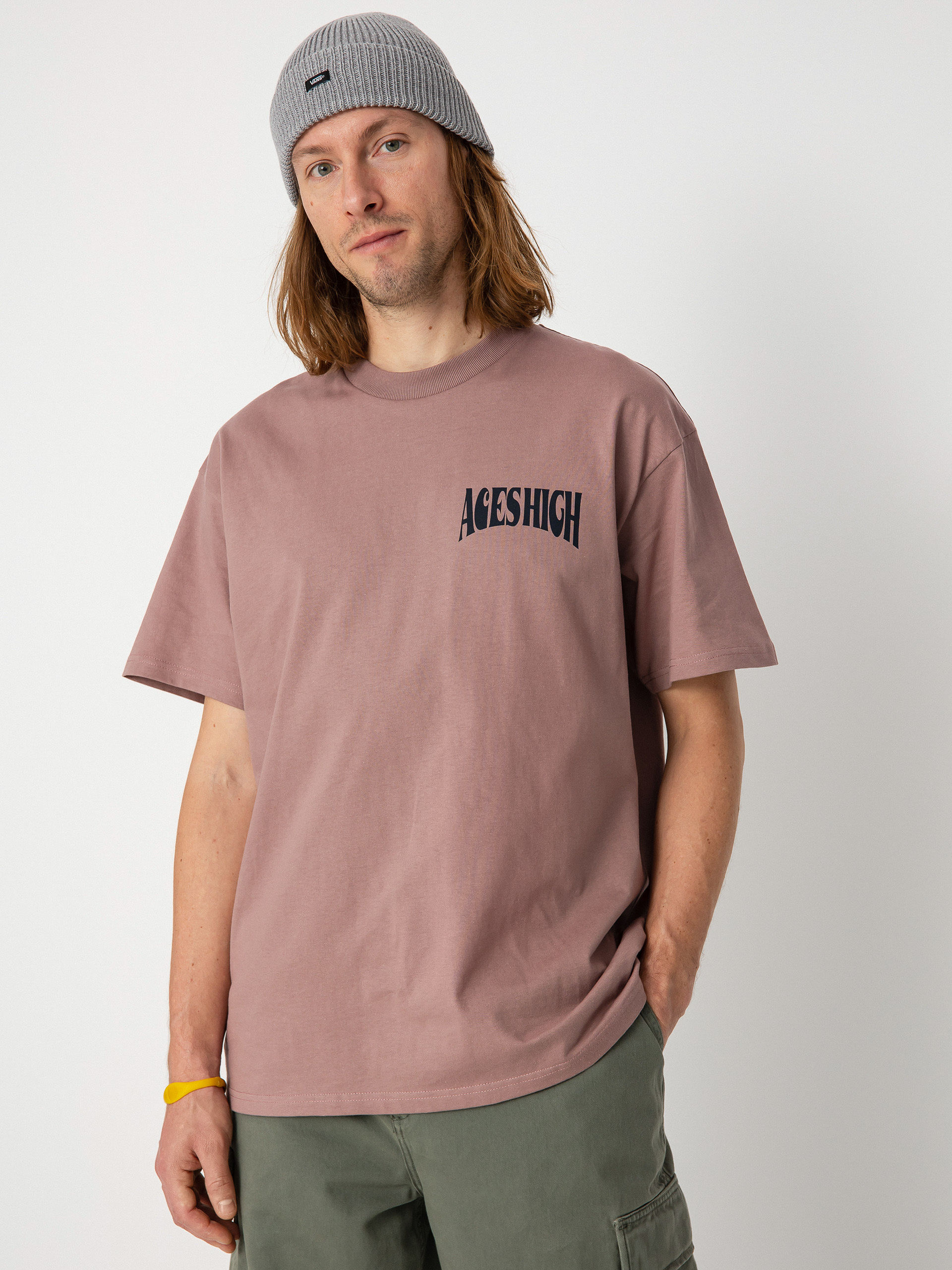 T-shirt Carhartt WIP Aces (lupinus/dark navy)