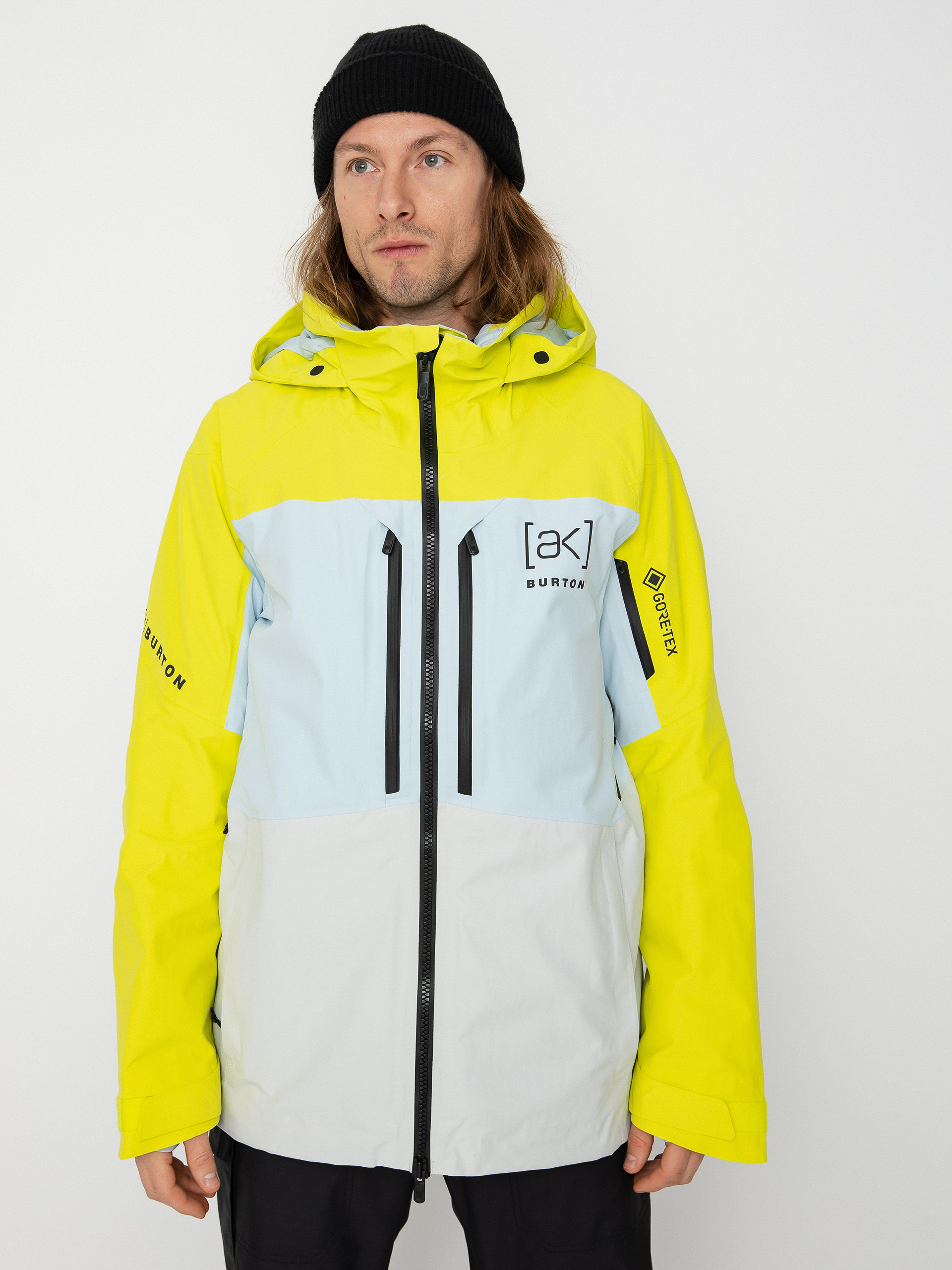 Męska Kurtka snowboardowa Burton Ak Swash Gore Tex 2L (limeade/ballad blue/gray cloud)