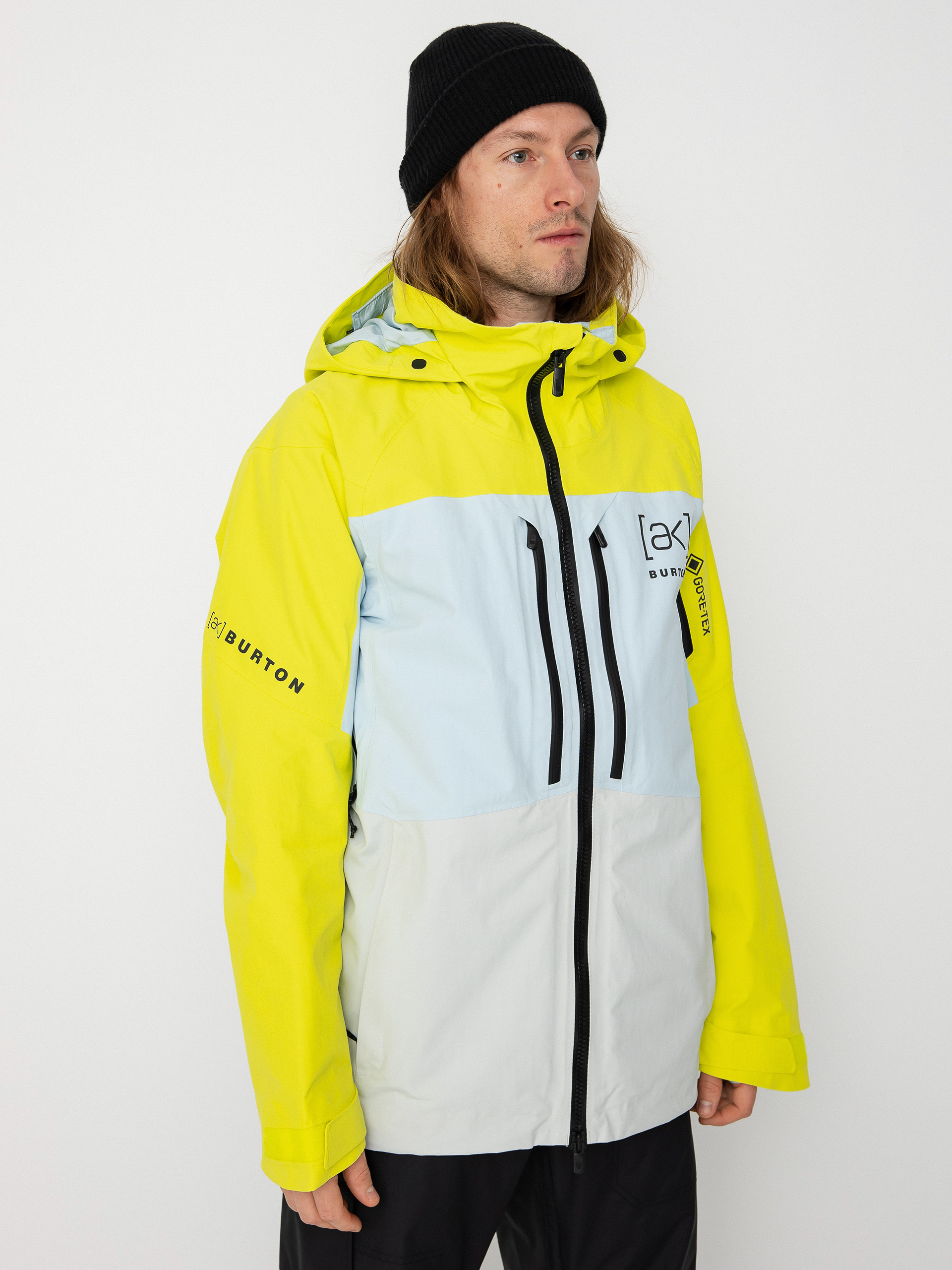 Męska Kurtka snowboardowa Burton Ak Swash Gore Tex 2L (limeade/ballad blue/gray cloud)