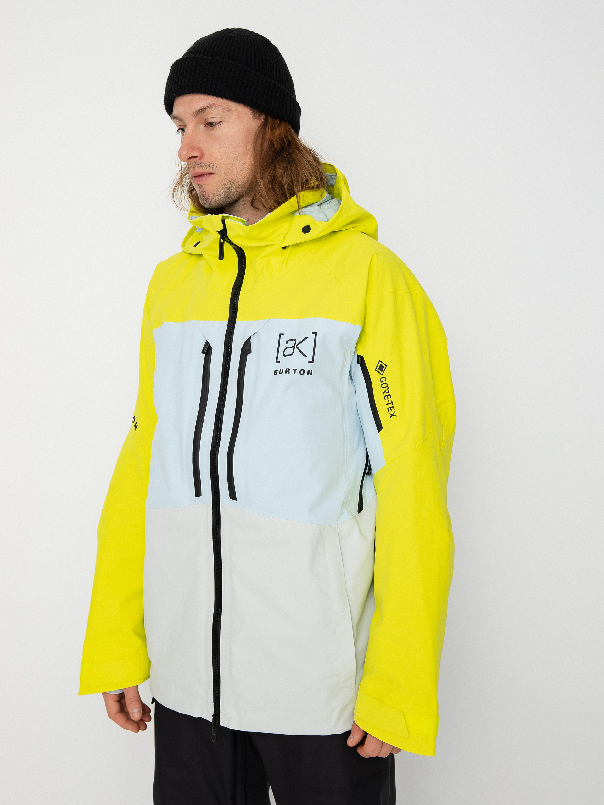 Męska Kurtka snowboardowa Burton Ak Swash Gore Tex 2L (limeade/ballad blue/gray cloud)