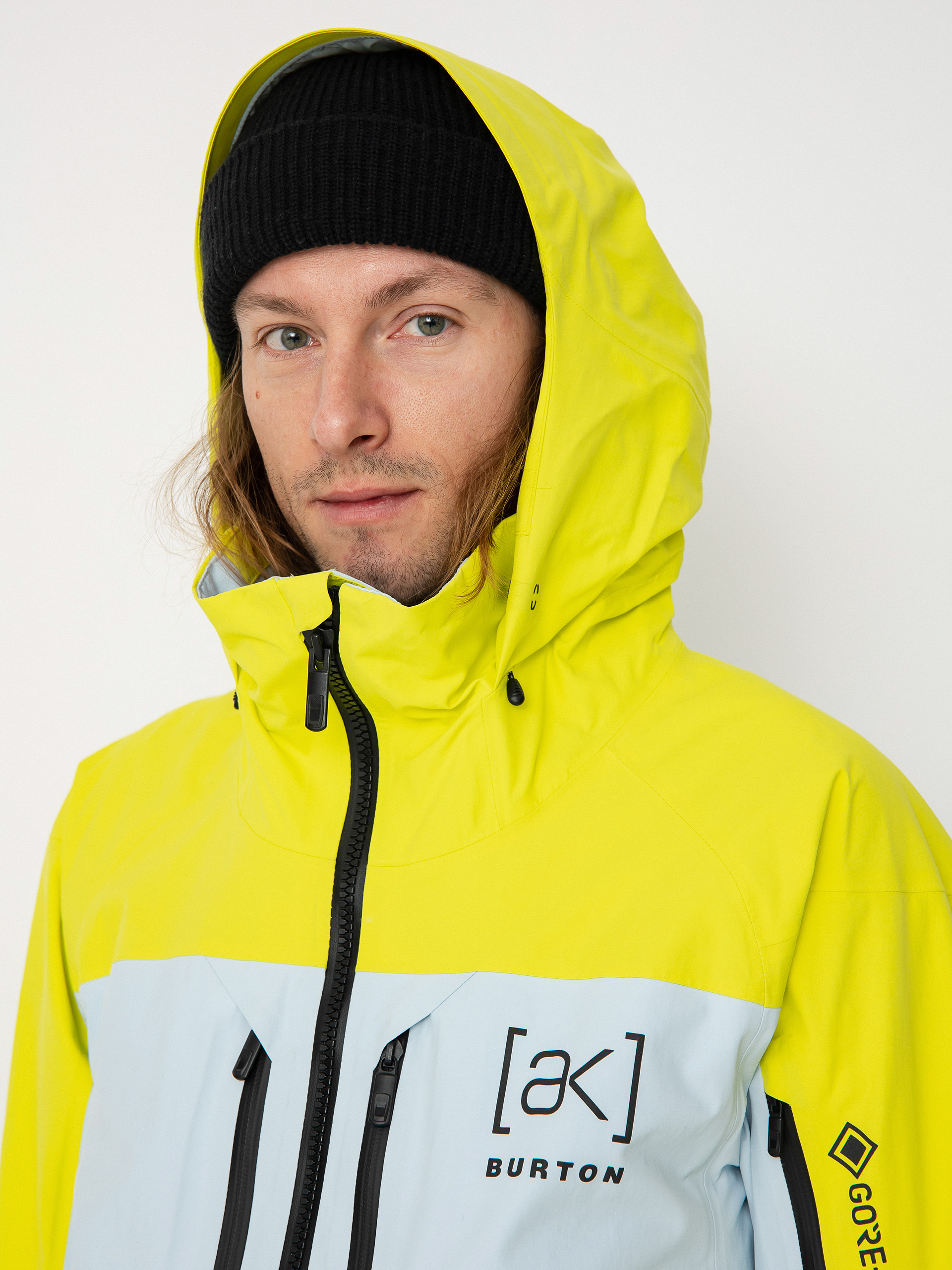Męska Kurtka snowboardowa Burton Ak Swash Gore Tex 2L (limeade/ballad blue/gray cloud)