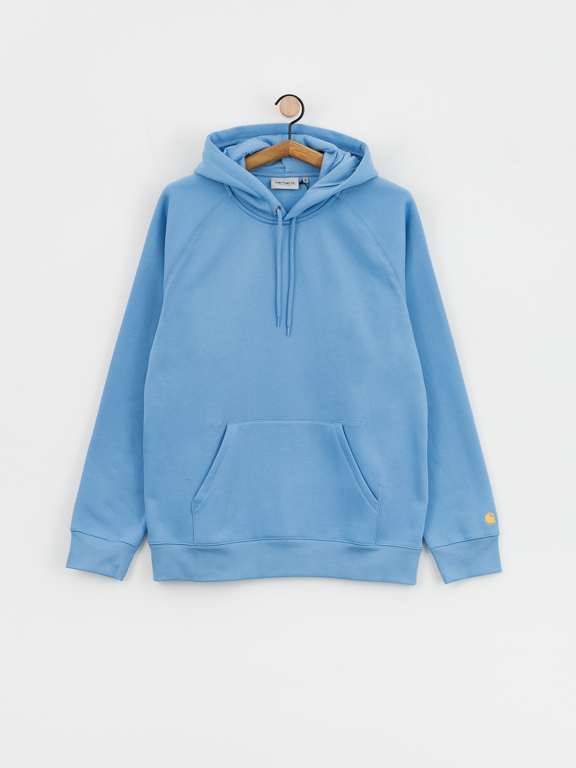 Bluza z kapturem Carhartt WIP Chase HD (piscine/gold)