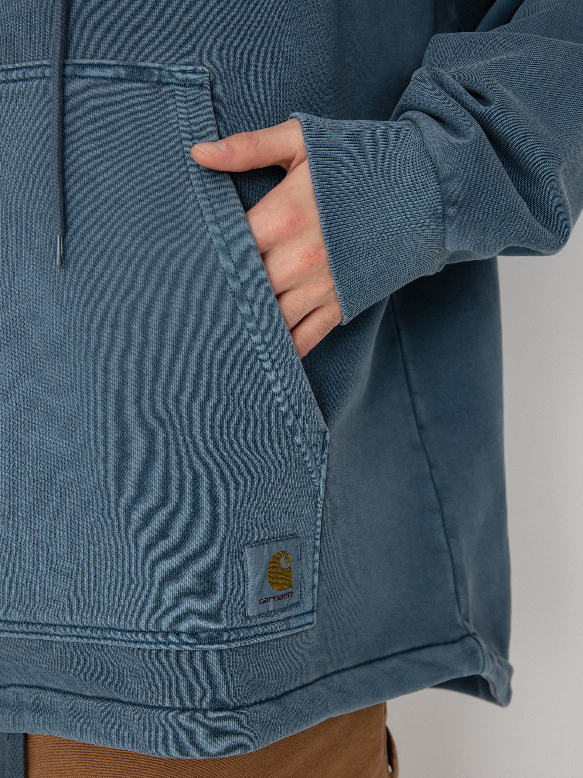 Bluza z kapturem Carhartt WIP Arling HD (storm blue)