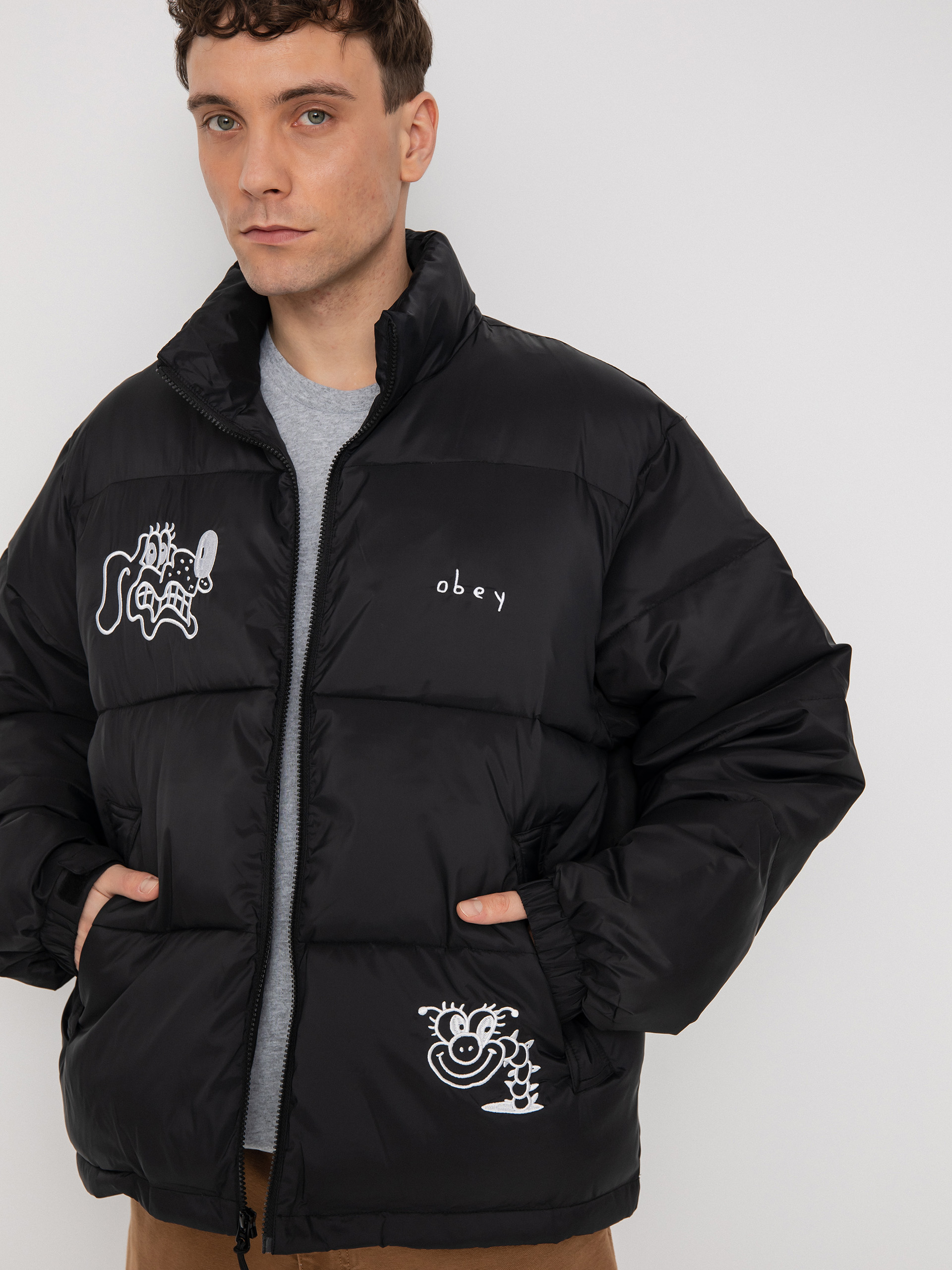 Kurtka OBEY Headspace Puffer (black)