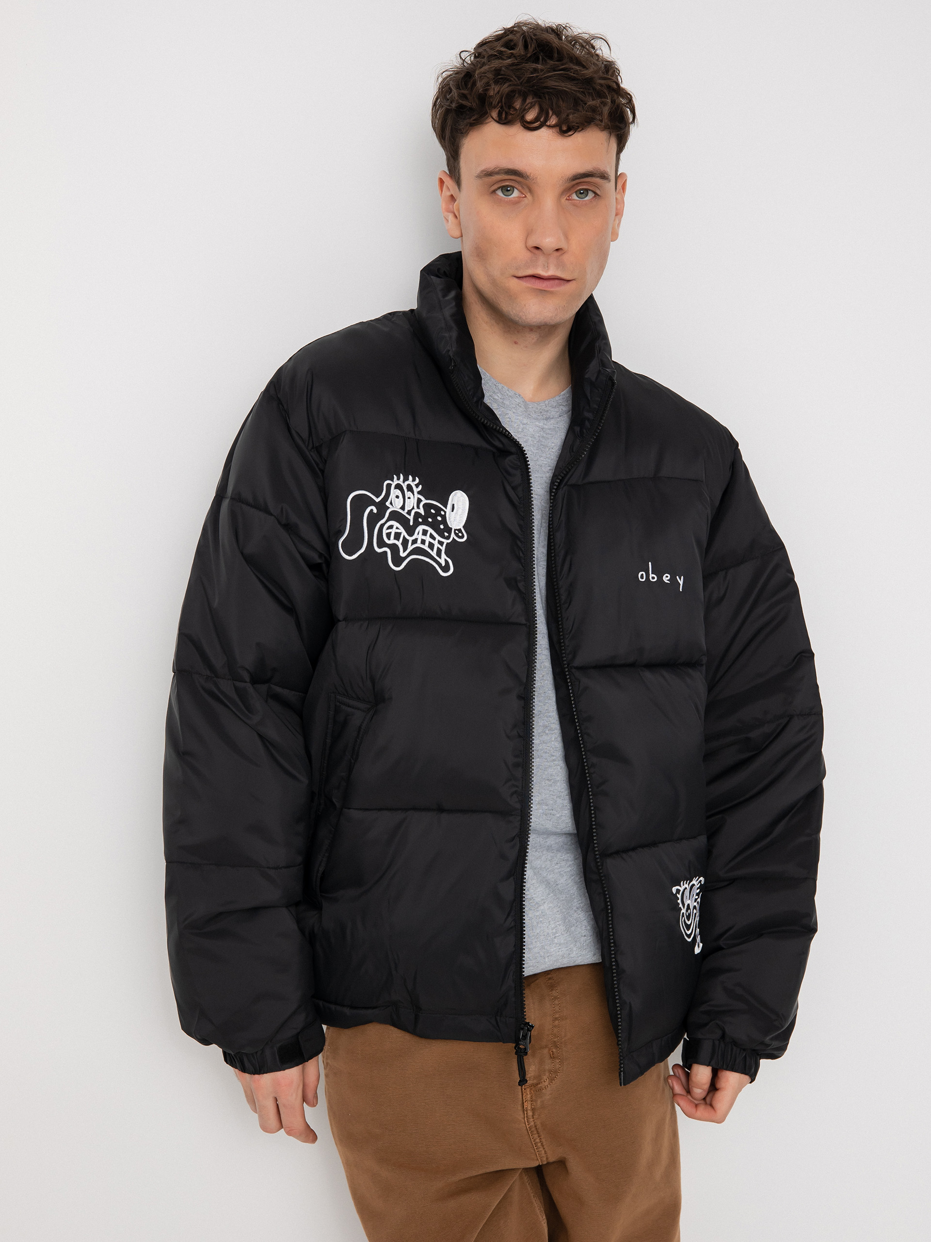 Kurtka OBEY Headspace Puffer (black)