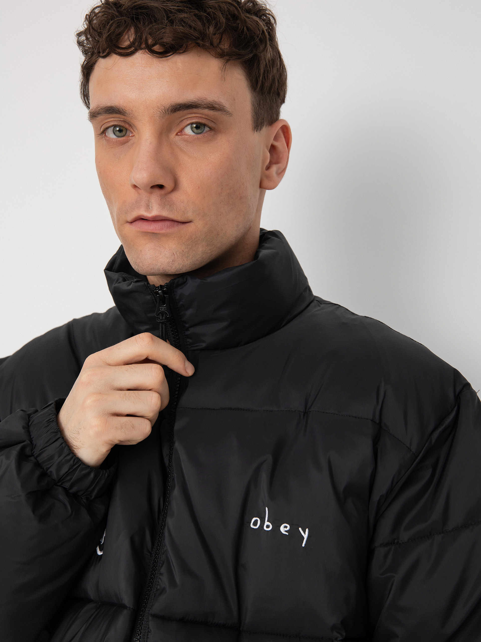 Kurtka OBEY Headspace Puffer (black)