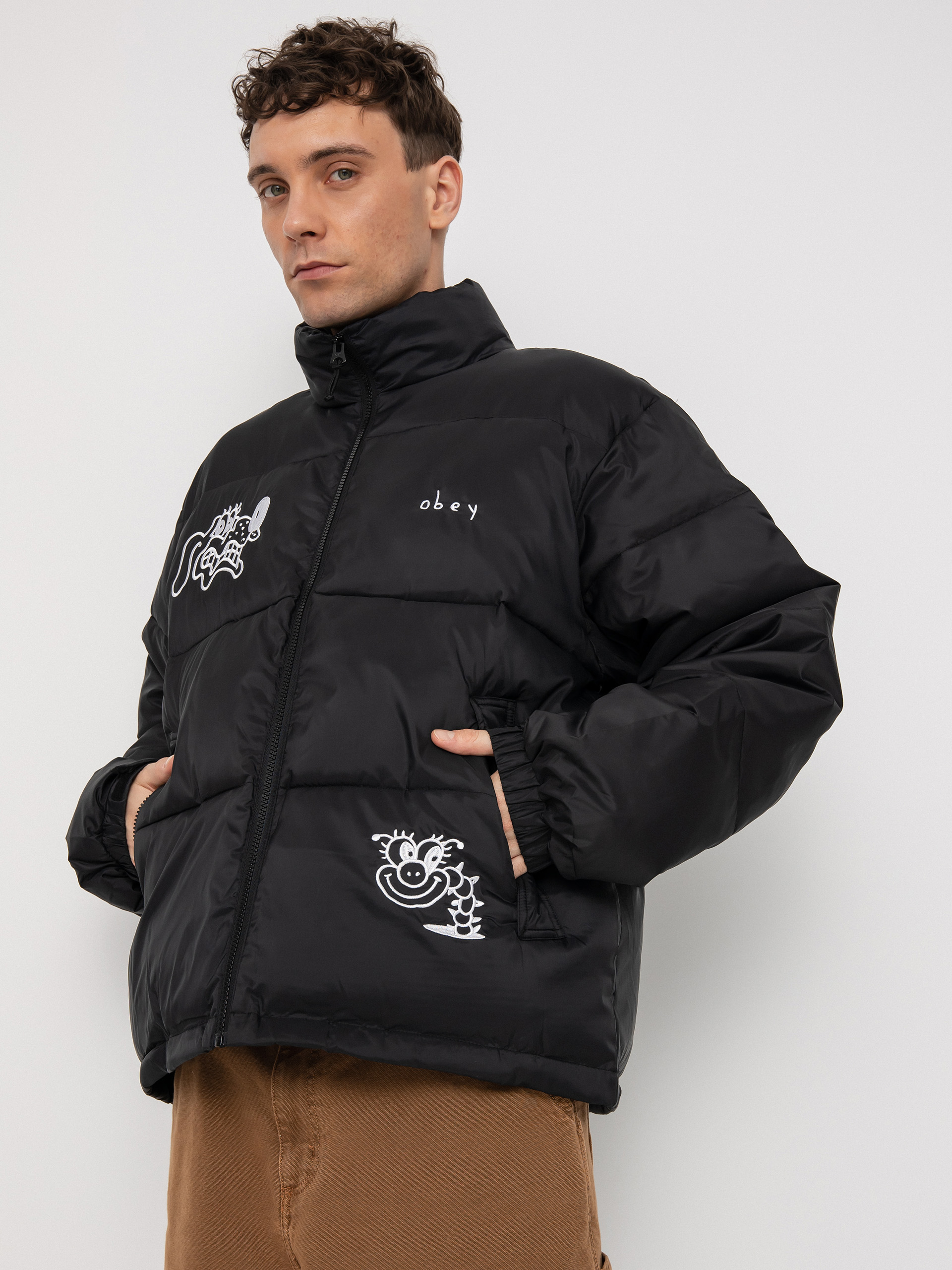 Kurtka OBEY Headspace Puffer (black)