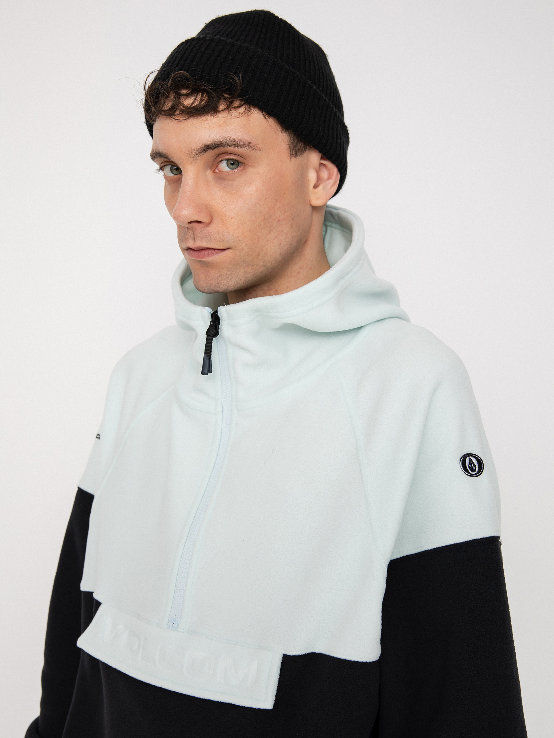Męska Bluza aktywna Volcom V Science 1/2 Zip HD (sky)