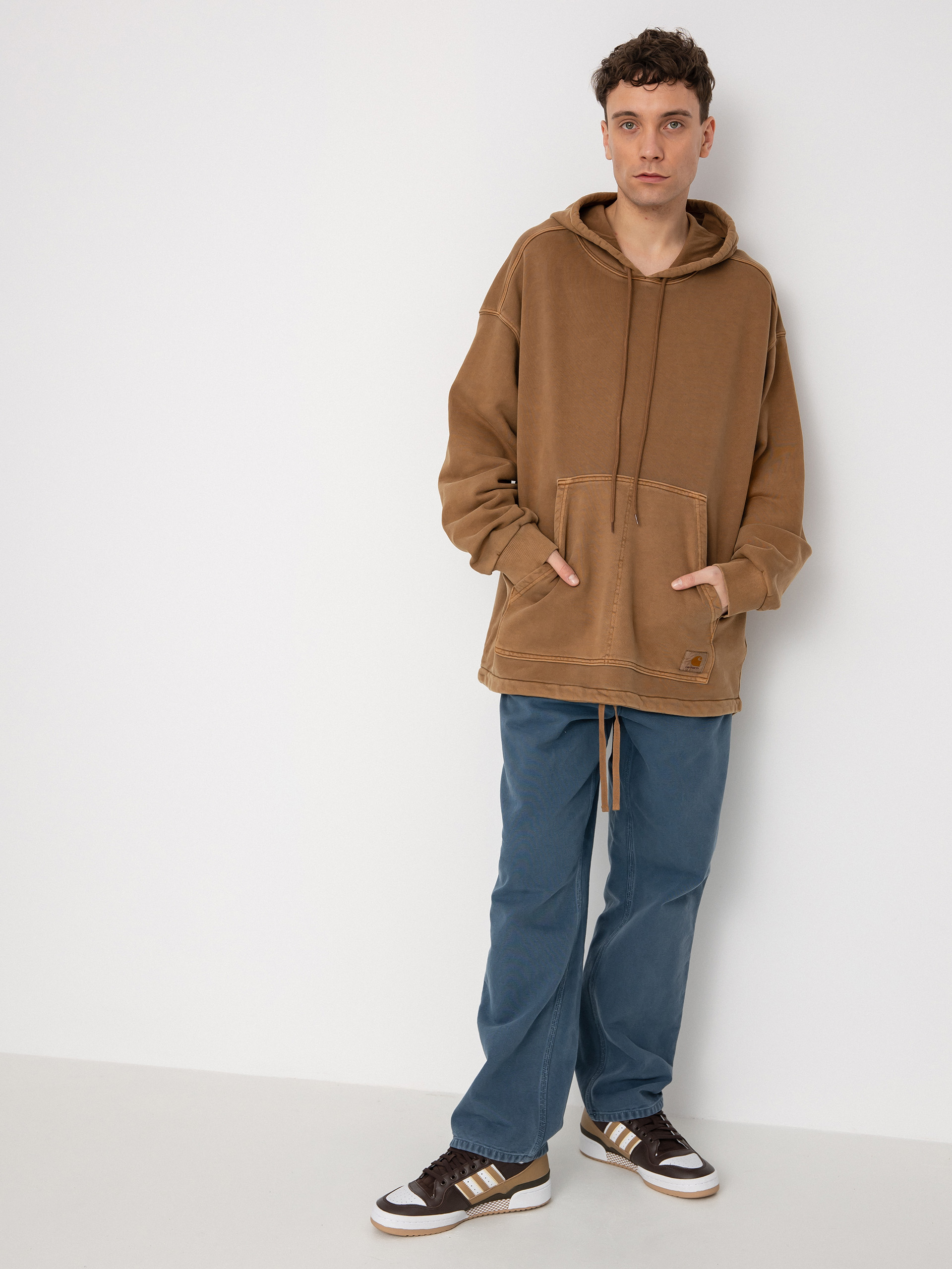 Bluza z kapturem Carhartt WIP Arling HD (tamarind)